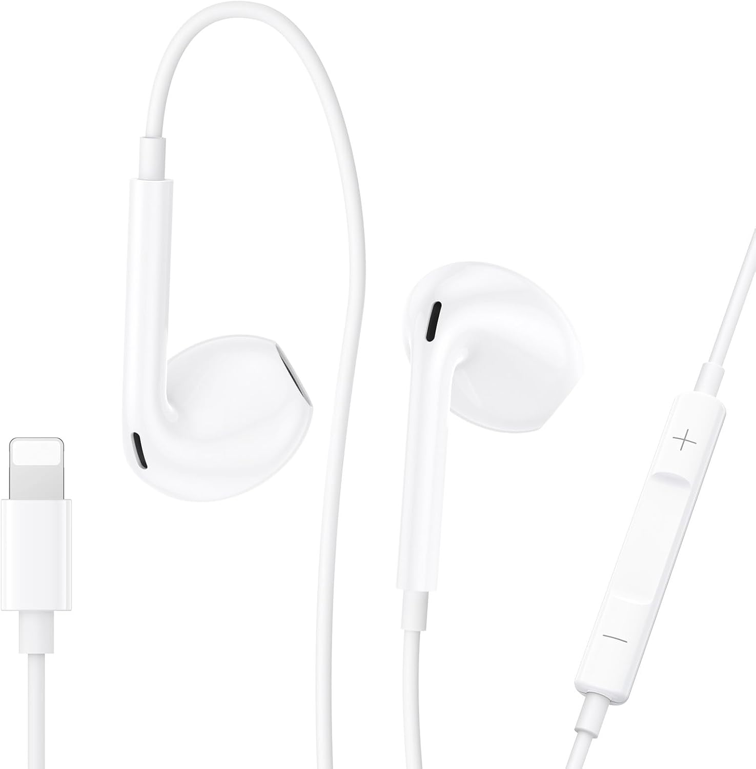 Detalle de In Ear Kopfhörer für iPhone – MFI-zertifiziert, kabelgebunden, HiFi-Stereo mit Mikrofon