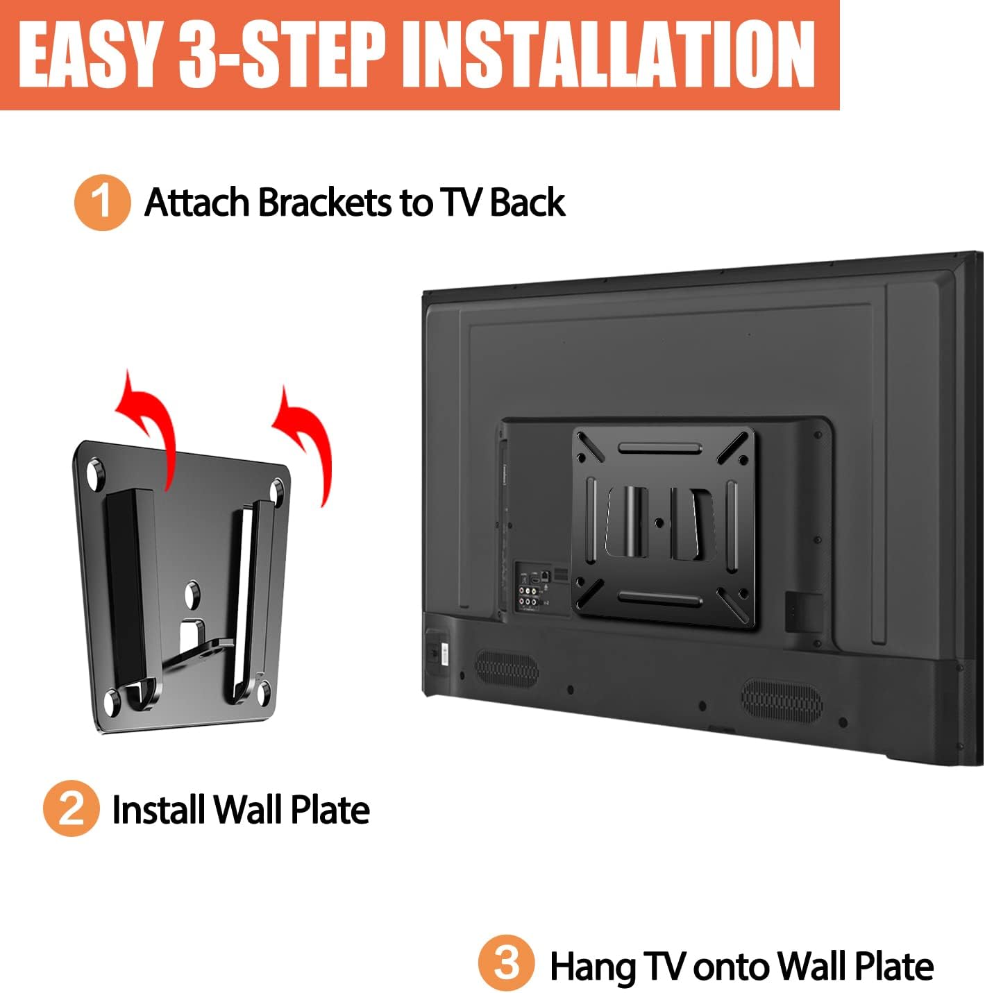 Detalle 2 de JXMTSPW VESA 100x100 wall mount 12mm