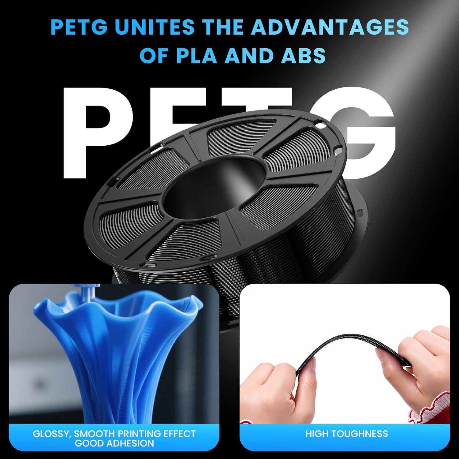 Thumbnail 5 de GIANTARM PETG Filament 1,75 mm transparent – 1 kg Spool