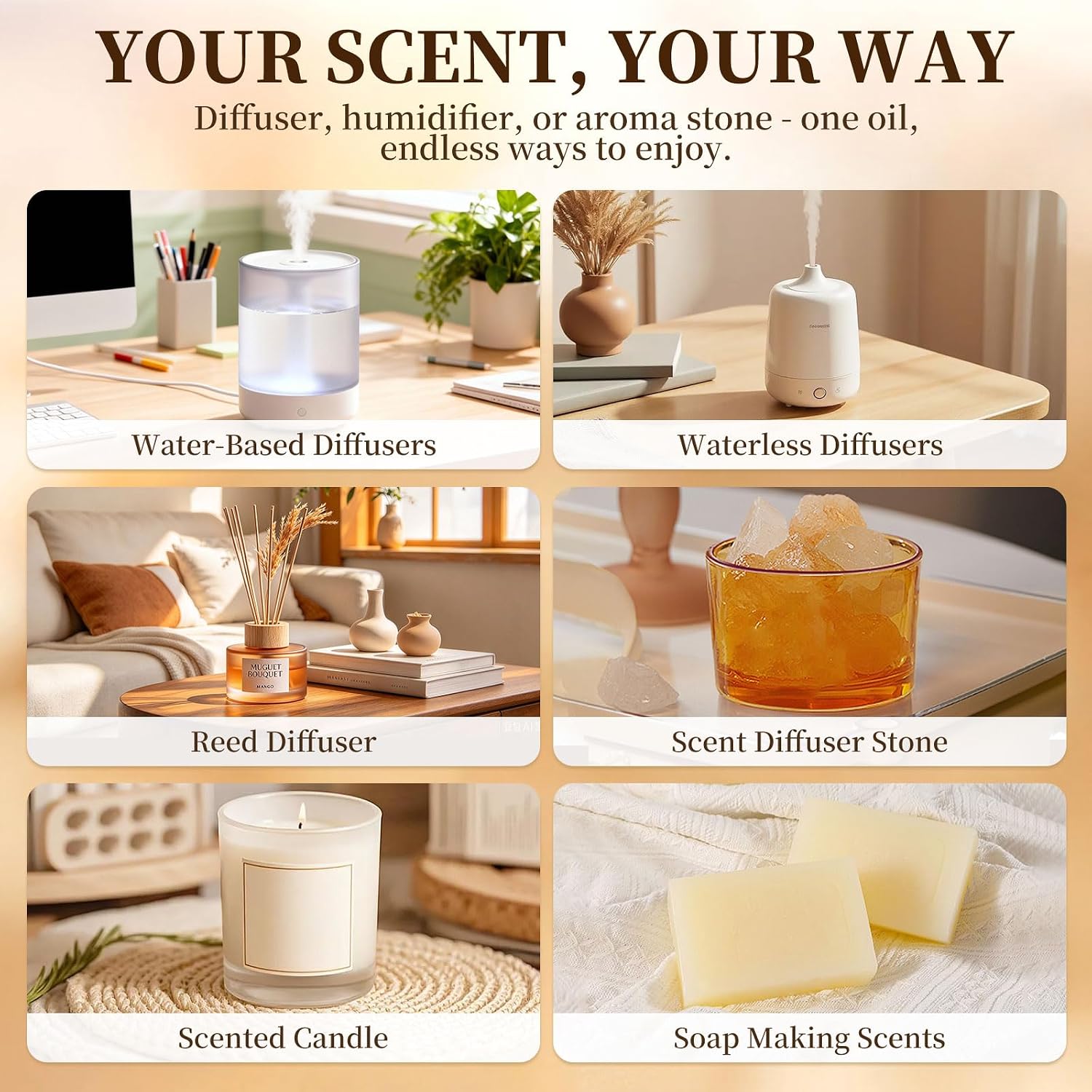 Detalle 1 de Hotel Collection diffuser oil set