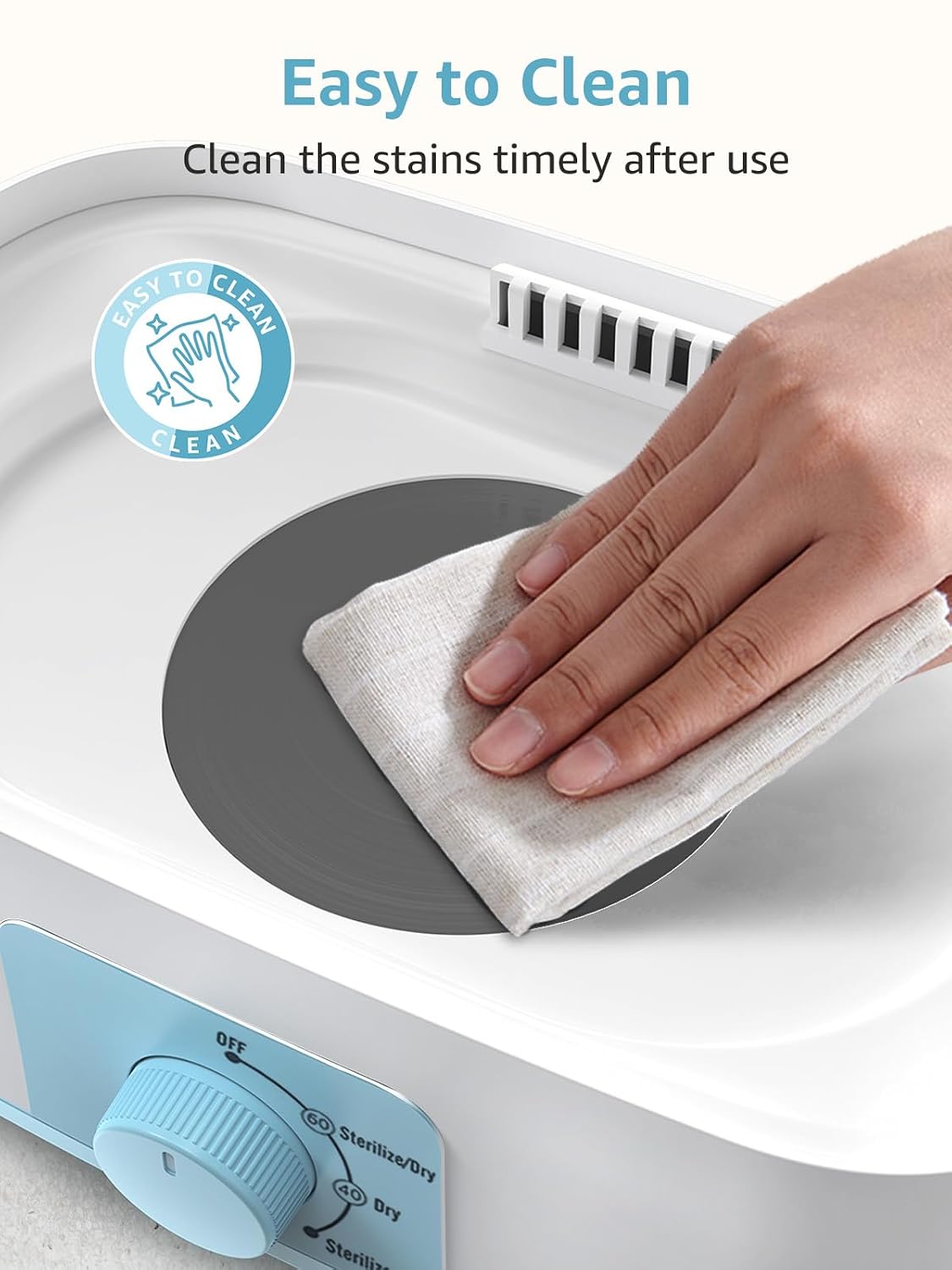 Thumbnail 6 de GROWNSY BS706 4-in-1 Baby Bottle Sterilizer and Dryer, Blue, 72-Hour Storage