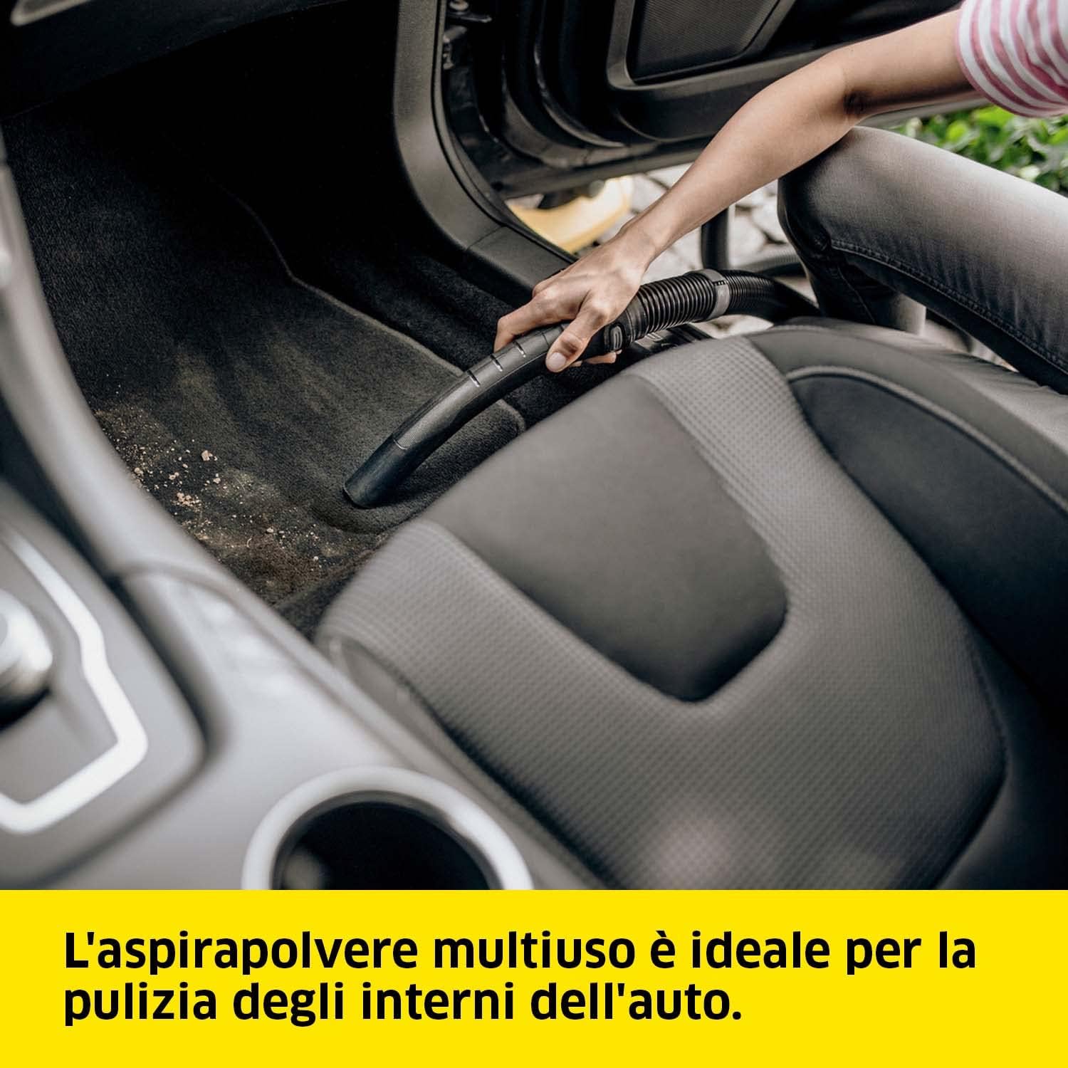 Thumbnail 6 de KÄRCHER WD 5 S - Aspiratore solido/liquido 25 l, 1200 W, contenitore in acciaio inox, 2,2 m tubo di aspirazione, funzione soffiante e pulizia filtro