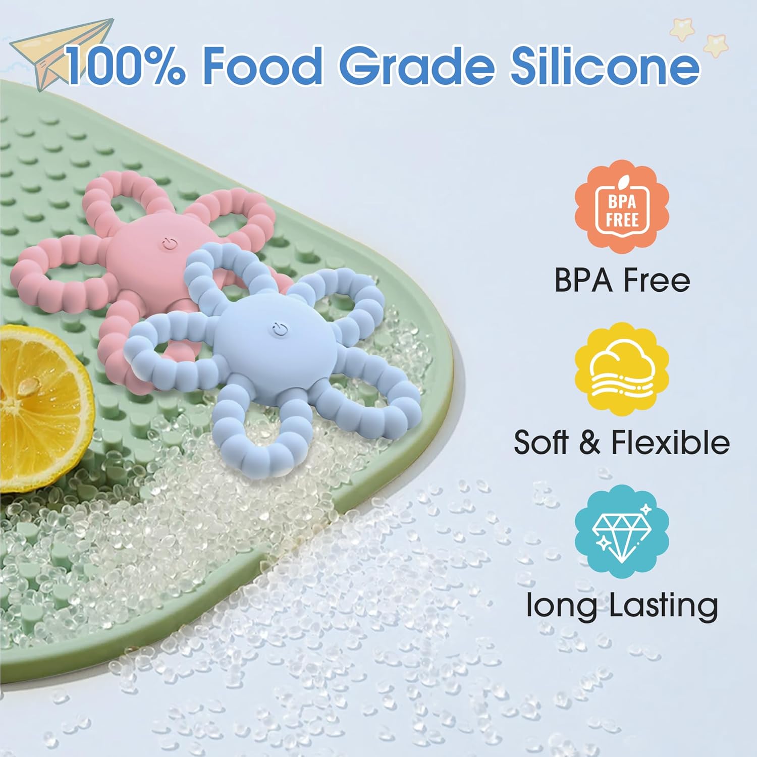 Thumbnail 3 de Vibrating Chew Toys for Autistic Children 3-mode sensory toy