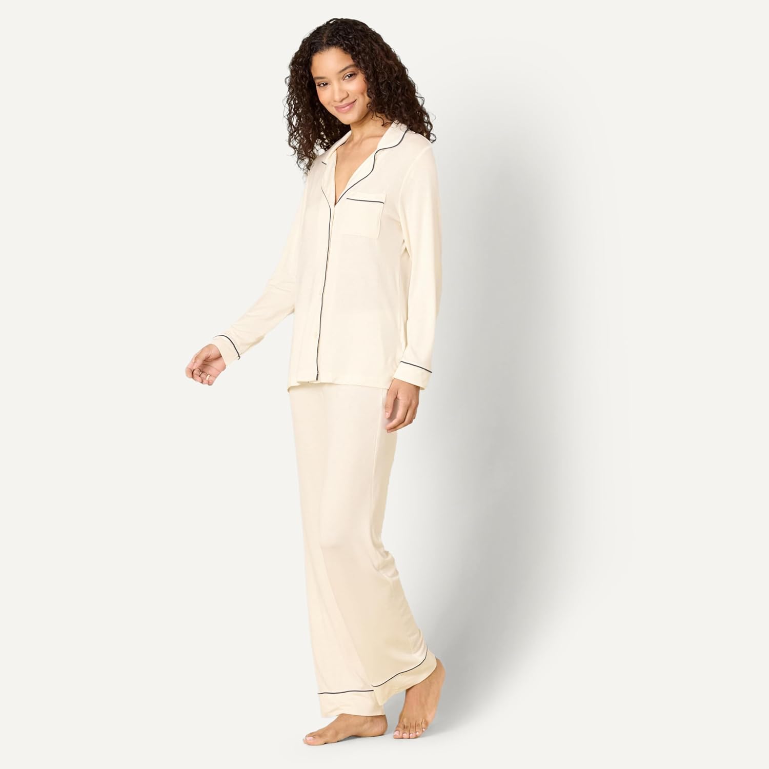 Thumbnail 3 de Amazon Essentials x Sofia Grainge women’s stretch modal long-sleeve pyjama set