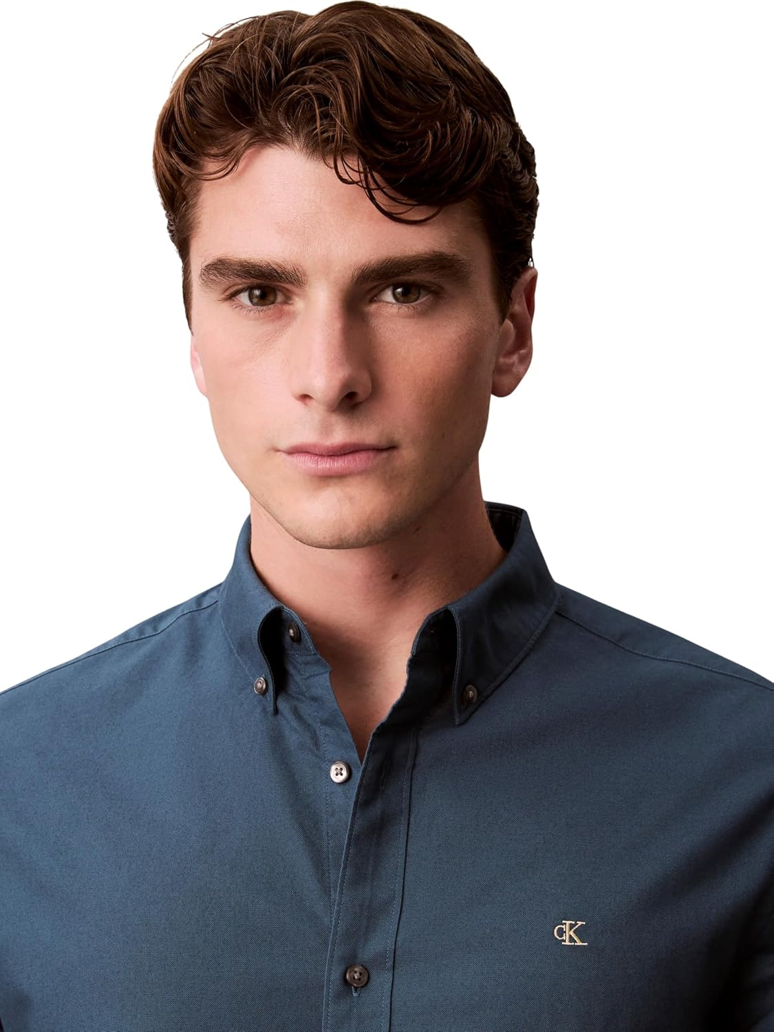 Detalle de Calvin Klein Camicia Solid Oxford Classic 1 pezzo