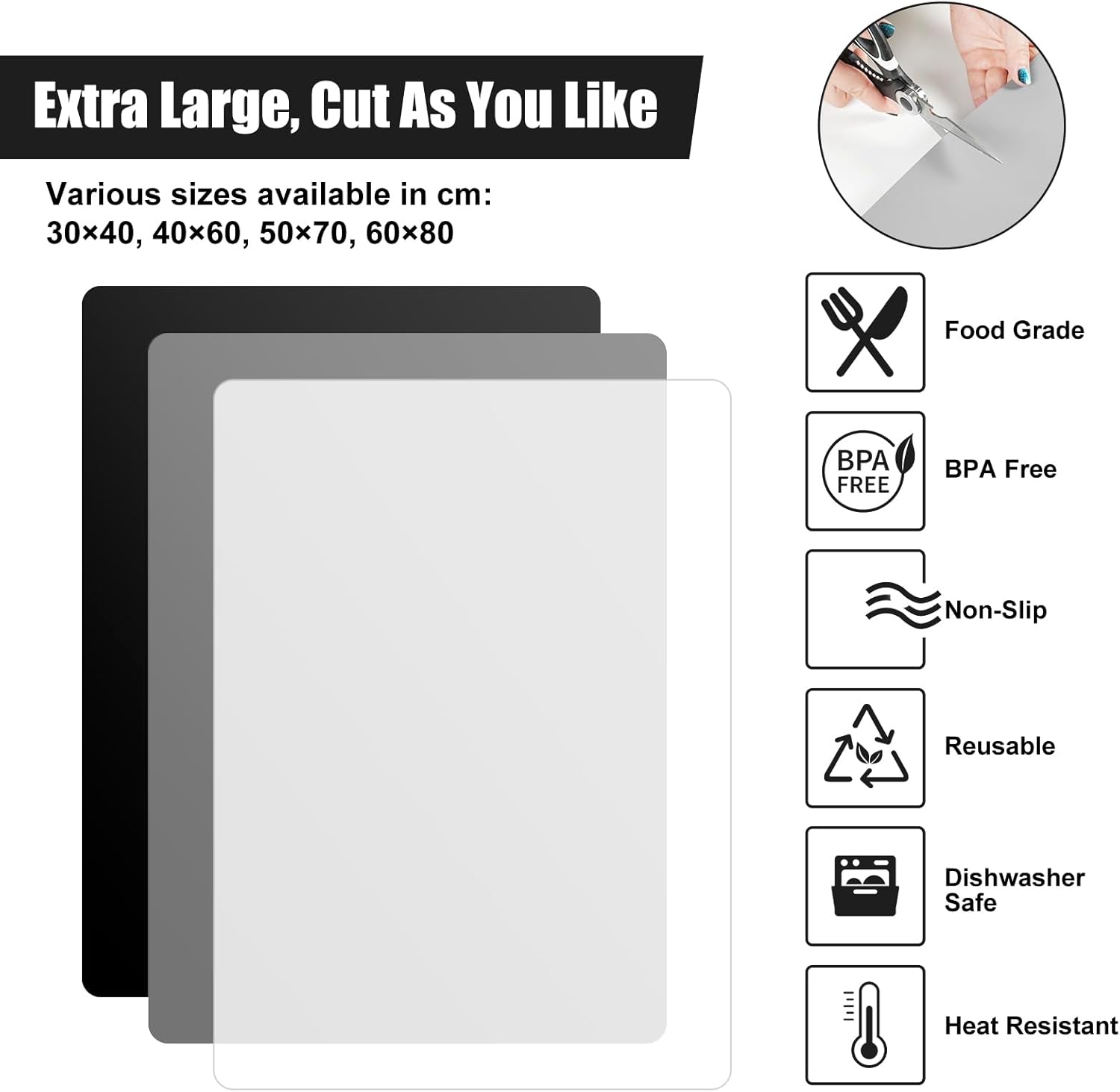 Thumbnail 3 de Tapis silicone antidérapant 61 x 91 cm pour enfants 📐