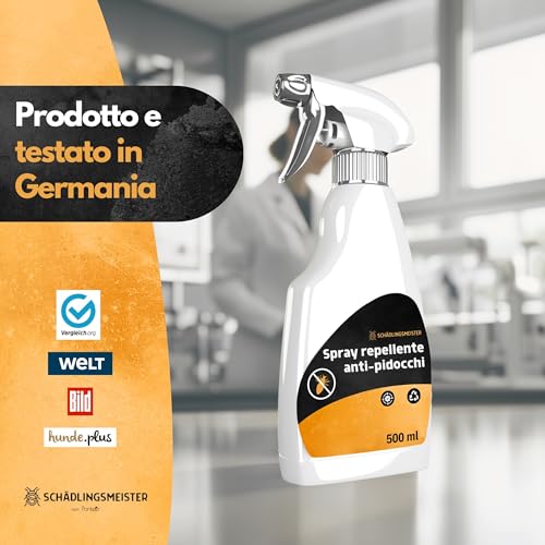 Thumbnail 6 de Spray Antipidocchi Panteer 500 ml – Protezione per tessuti e mobili con eucalipto e crisantemo