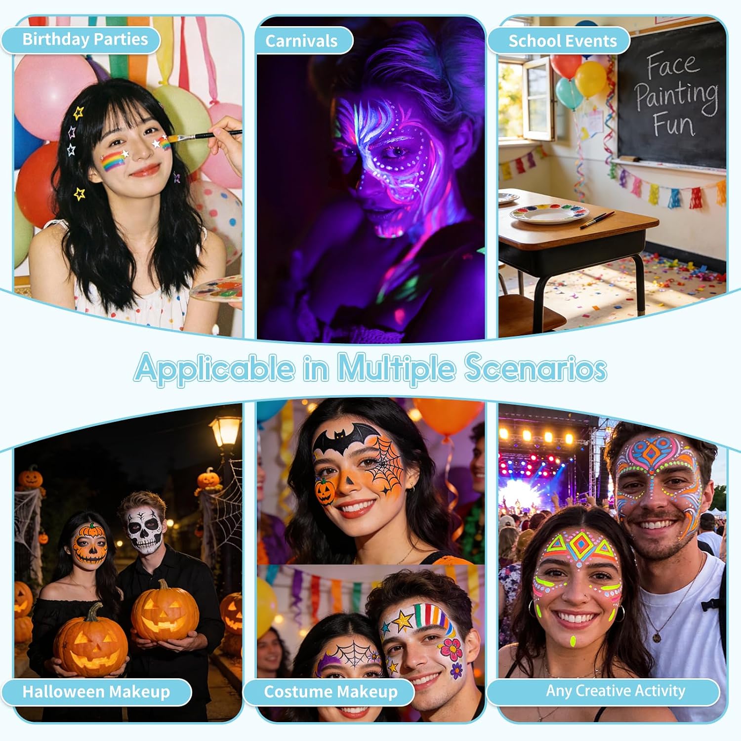Thumbnail 6 de Pintada Face Painting Kit, 42 Colors