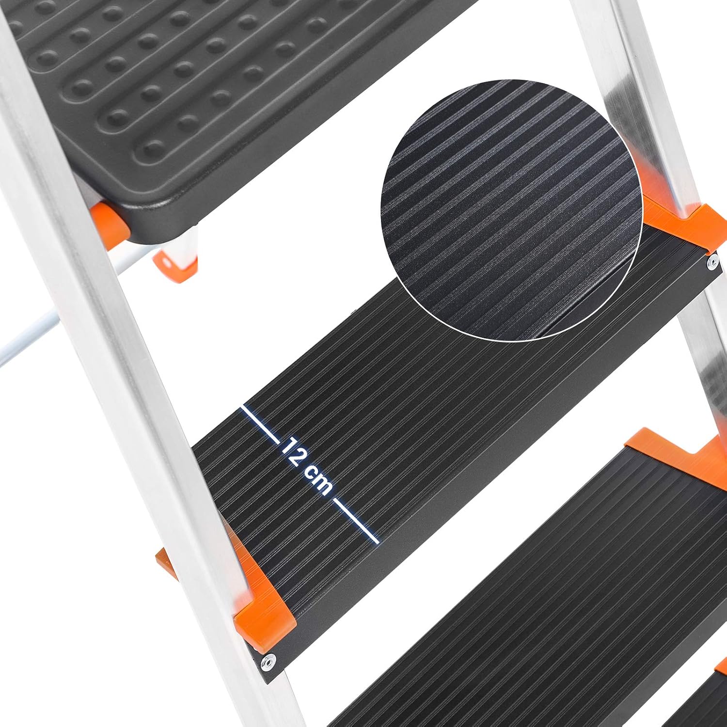 Thumbnail 5 de SONGMICS Échelle 3 Marches aluminium 150 kg