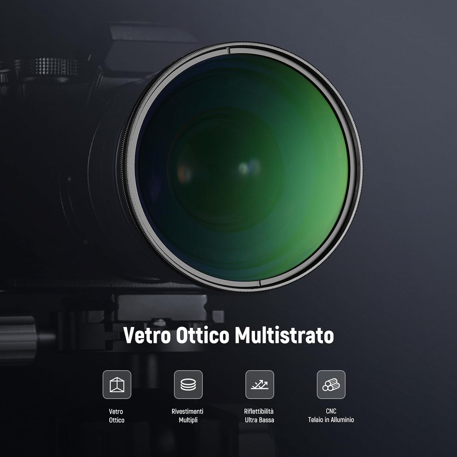 Thumbnail 4 de NEEWER 72mm Filtro CPL con Copriobiettivo: contrasto migliore e riflessi limitati per foto all’aperto