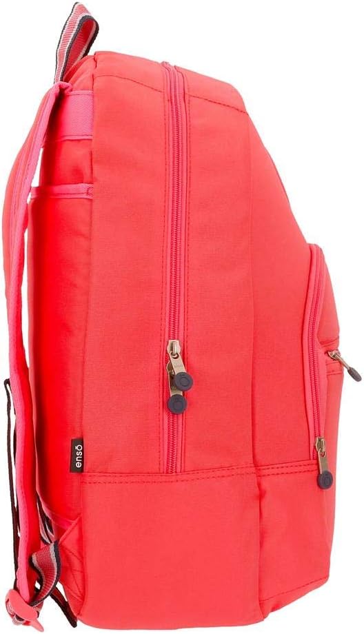 Detalle de Enso Basic Zaino 46 cm, 22.1 Arancione: praticità quotidiana con comfort e stile