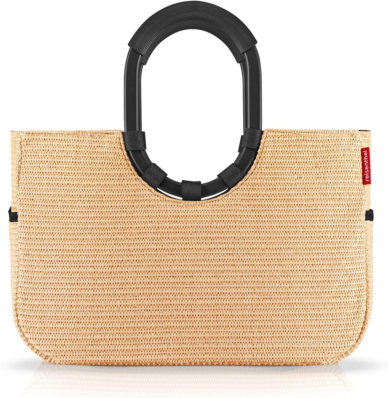 Detalle de reisenthel loopshopper M teddy leo cream – stabile Einkaufstasche aus recyceltem PET, mit viel Struktur