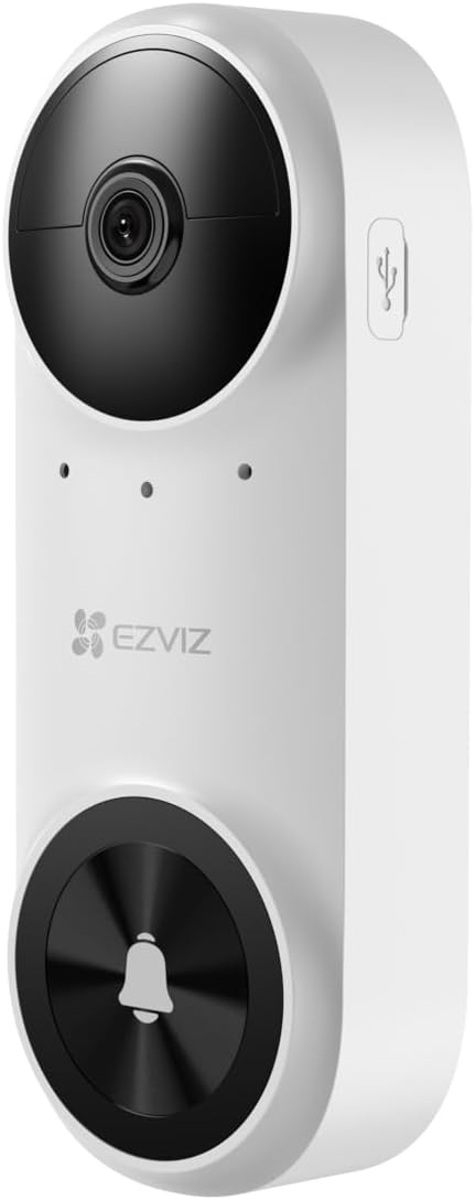 Detalle 2 de EZVIZ CP3 2K videodeurbel op batterij met personendetectie en binnenbel