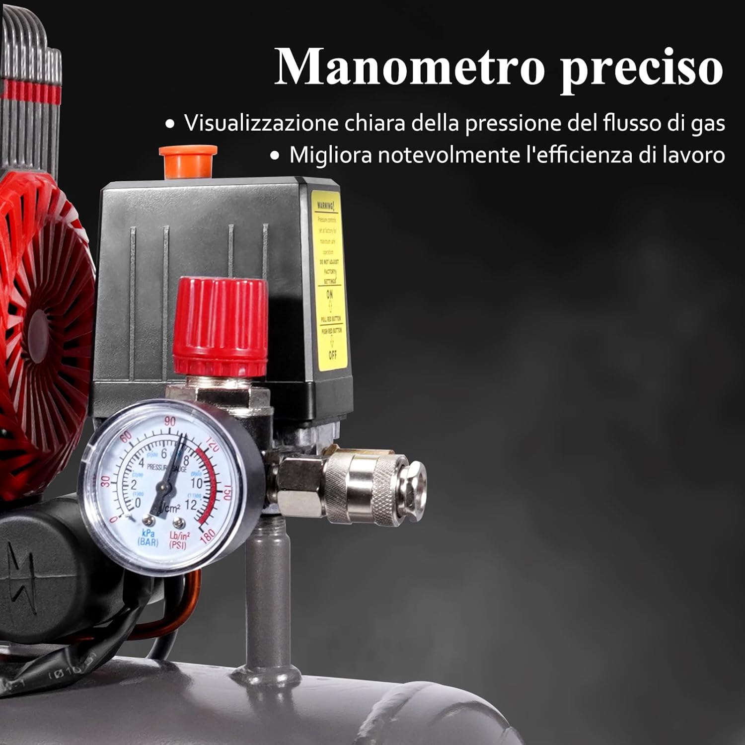 Thumbnail 5 de HYCHIKA Compressore 24 L silenzioso 🛠