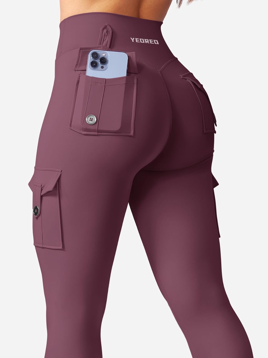 Thumbnail 2 de YEOREO CoreFlex Cargo Leggings for Training with Hidden Ruched Enhancing Glutes