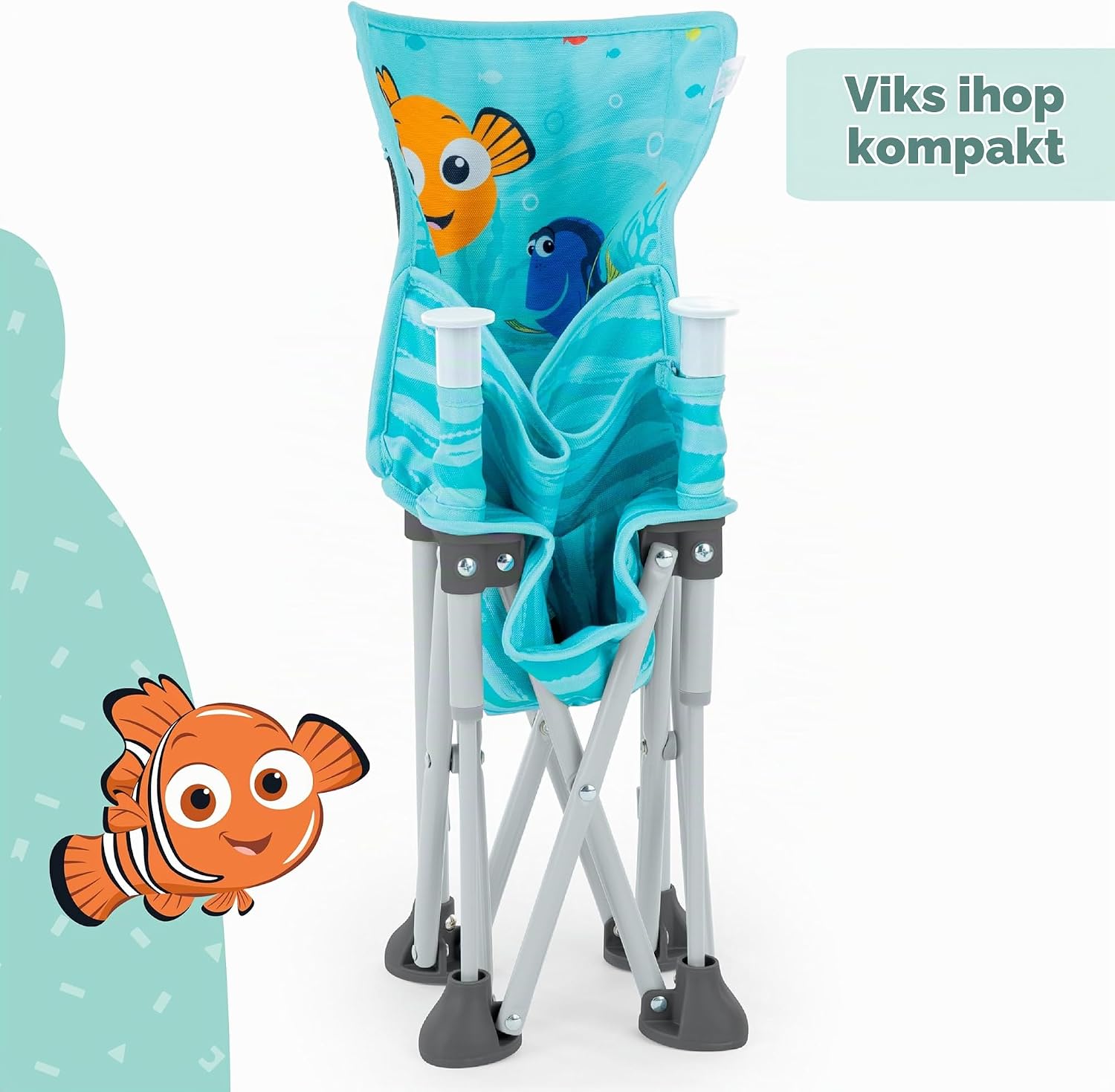 Thumbnail 5 de Bright Starts Pop 'N Sit Disney Finding Nemo – portabel golvsits med bricka