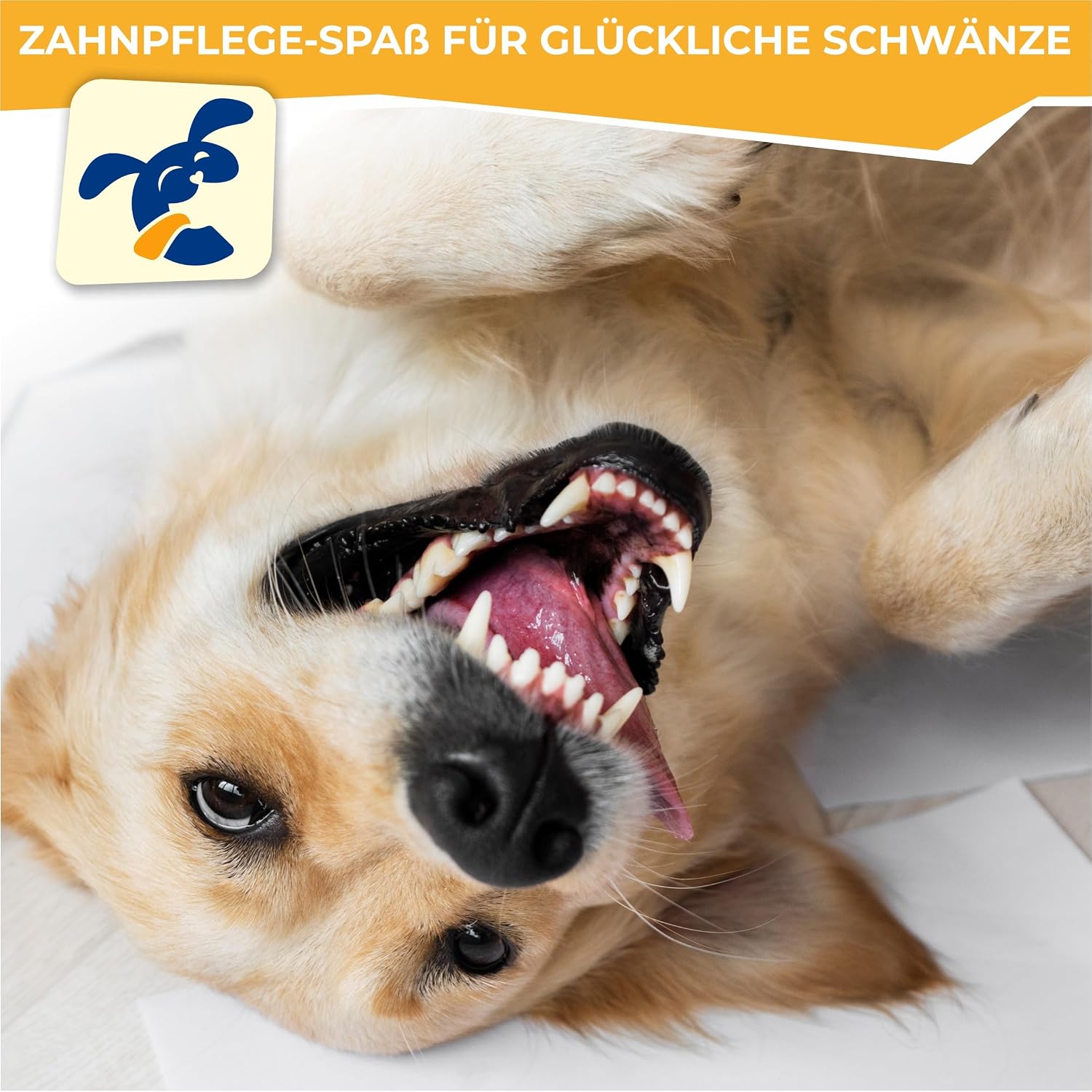 Detalle de CHEWSTER Kaustangen mit Ente – 85 hochwertige Kauknochenrollen für Hunde (800 g)