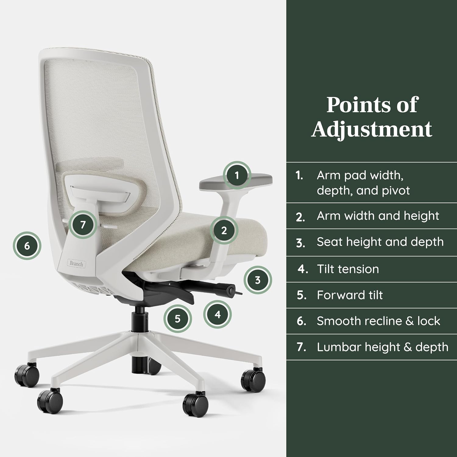 Thumbnail 3 de Branch Ergonomic Chair Pro 14-point adjust