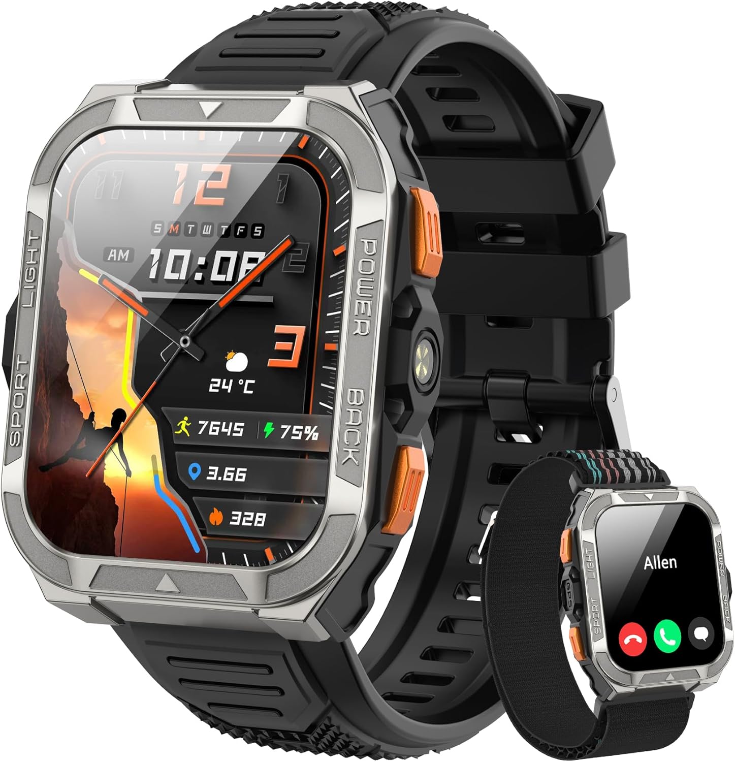 Detalle de Blackview Military Smart Watch 100‑Day Battery