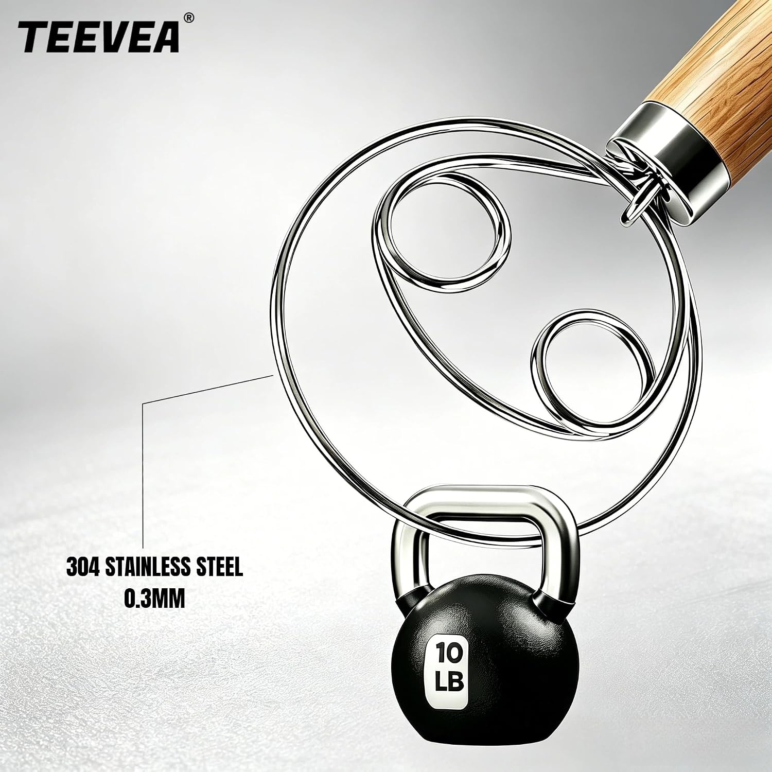 Thumbnail 4 de TEEVEA Danish Dough Whisk 12.99 in