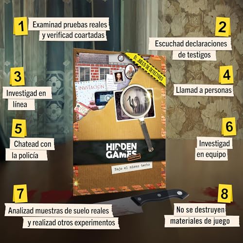 Detalle 2 de Hidden Games Escena del Crimen Bajo el Mismo Techo