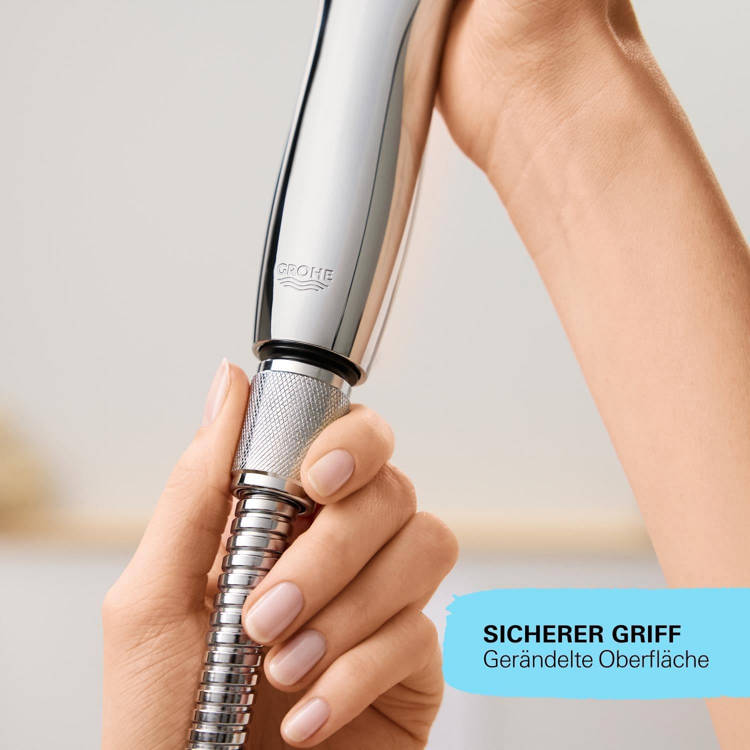 Thumbnail 4 de GROHE Vitalioflex Duschschlauch aus Metall 2,00 m (22103000) – knickfest, hitzebeständig und universell anschlussfähig