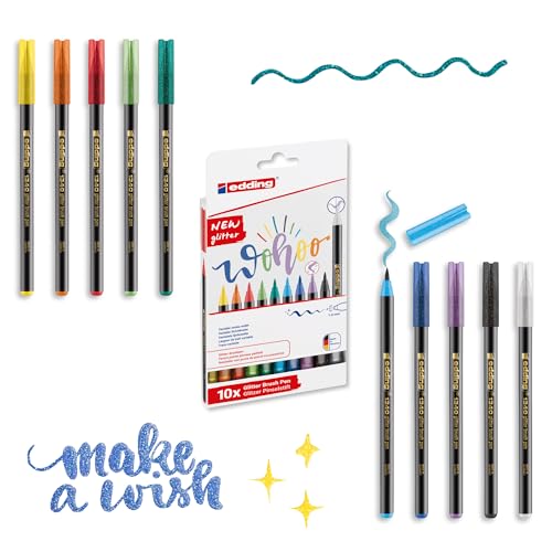 Edding 1340 Feutre Paillettes, 10 stylos ⚙️