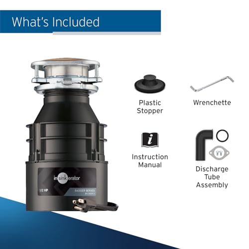 Thumbnail 6 de InSinkErator Badger 5 Garbage Disposal with Power Cord: 1/2 HP, Continuous Feed