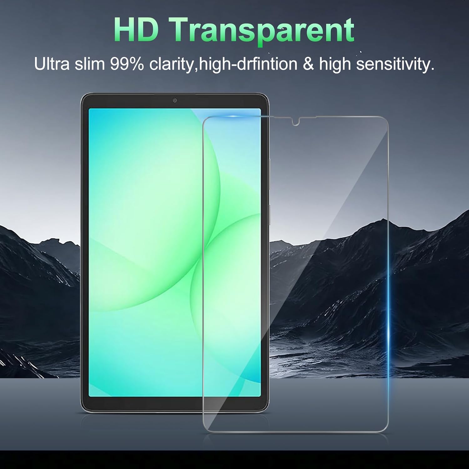 Detalle 2 de XunyLyee Screen Protector for Galaxy Tab A9 8.7"