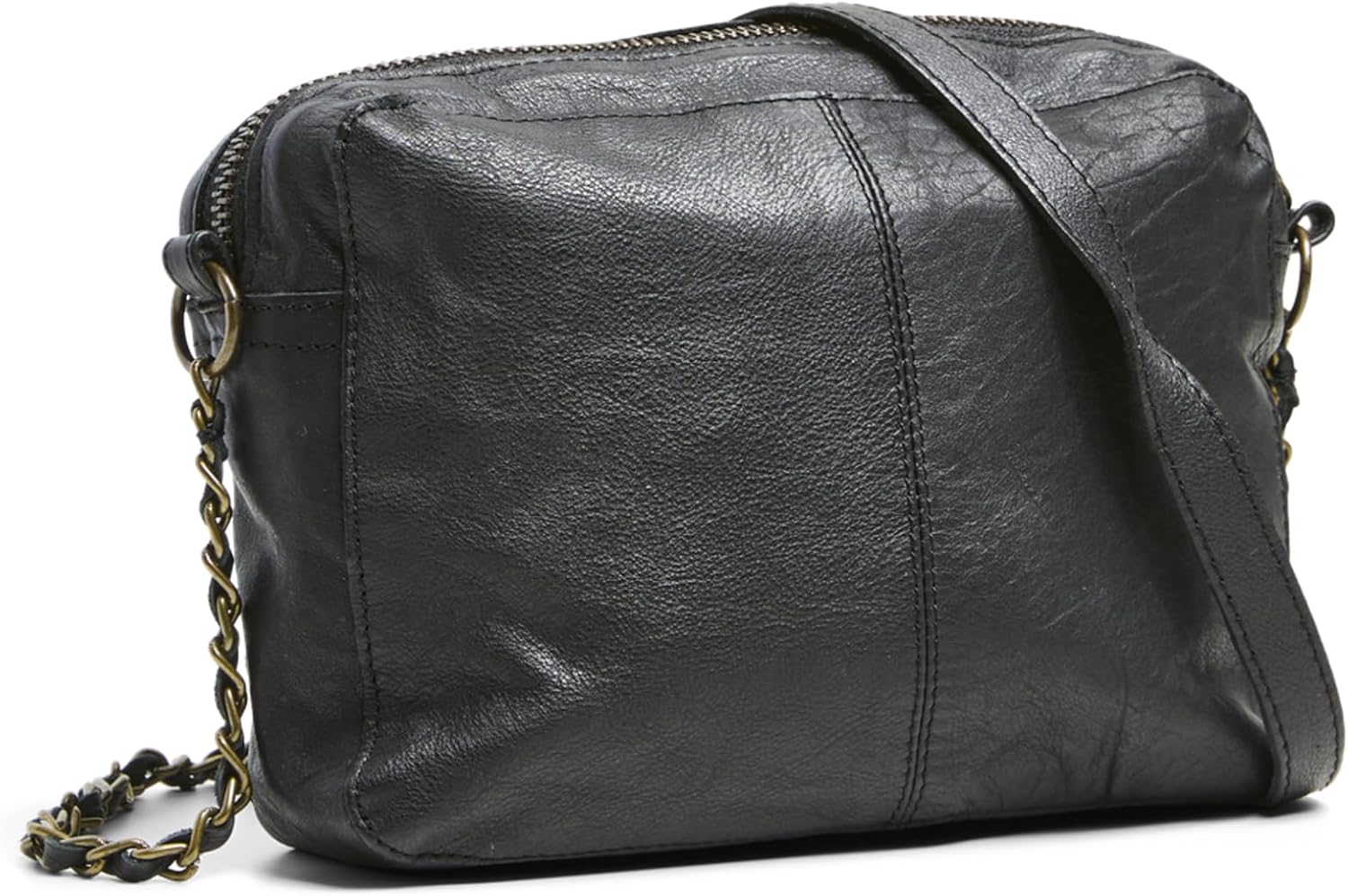 Detalle 2 de PIECES - Pcnaina Leather Cross Over Noos: Borsa a tracolla in pelle, stile semplice e versatile