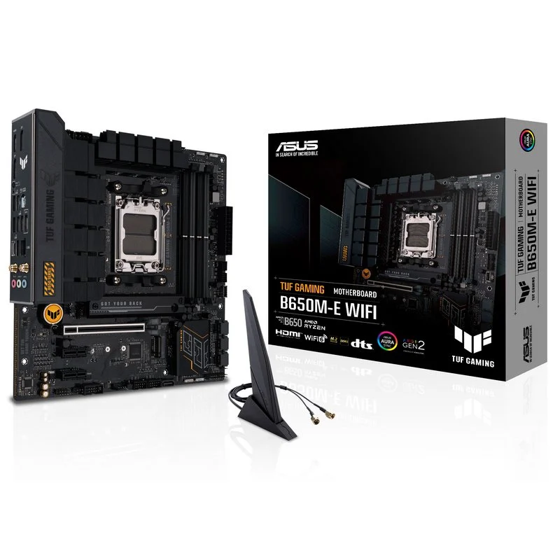 ASUS TUF Gaming B650M-E WiFi: placa base Micro-ATX para AMD Ryzen 7000 (AM5) y DDR5