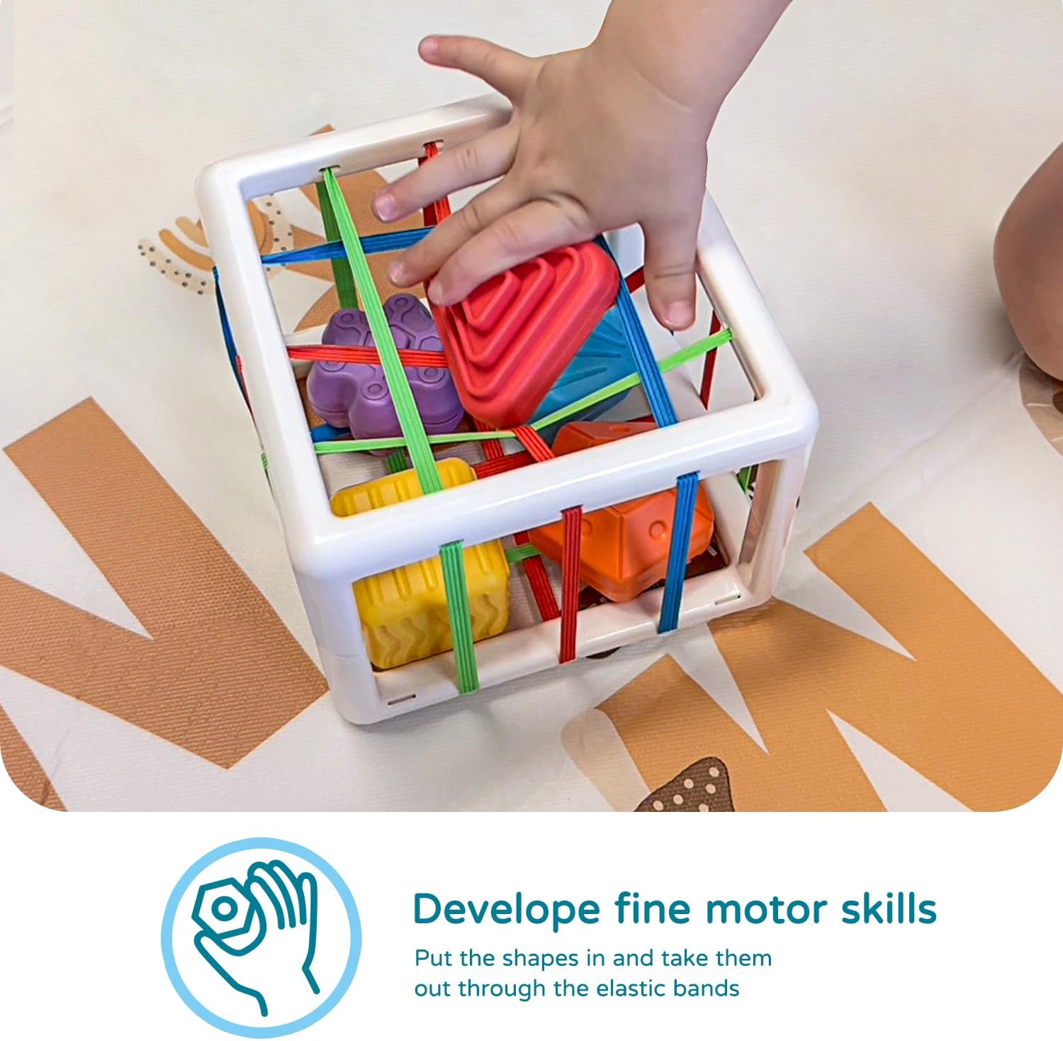 Detalle de LiKee Montessori shape sorter 6 pcs
