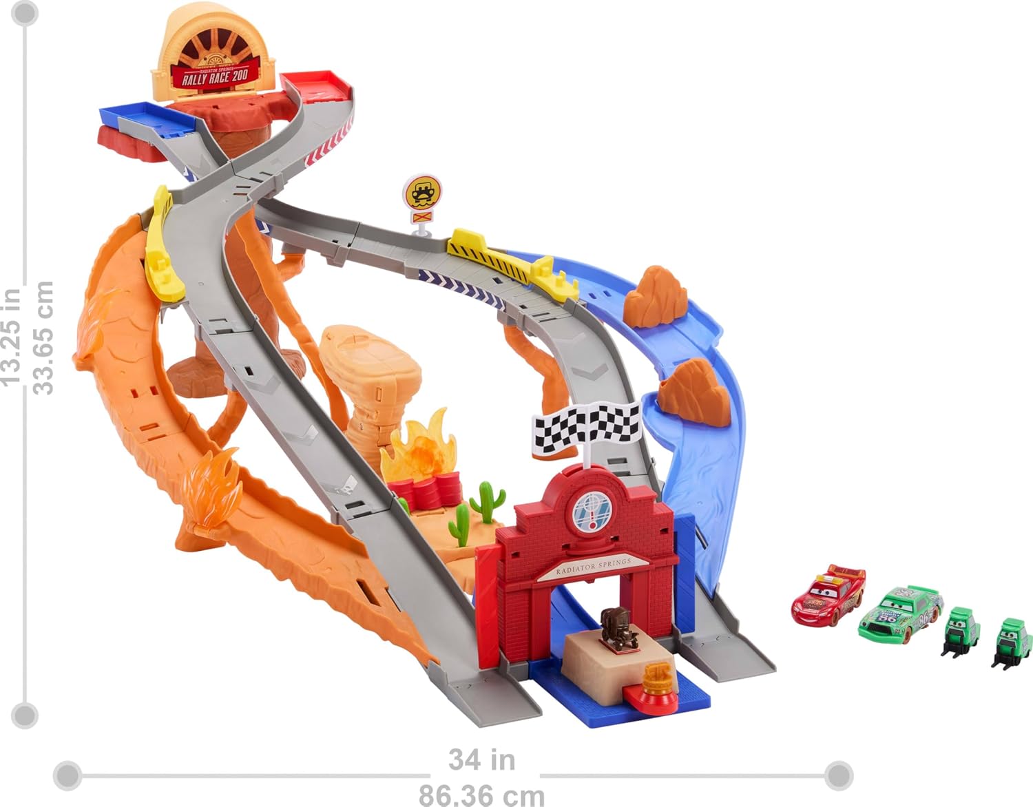 Thumbnail 6 de Mattel Cars Toy Playset Rescue Raceway 4