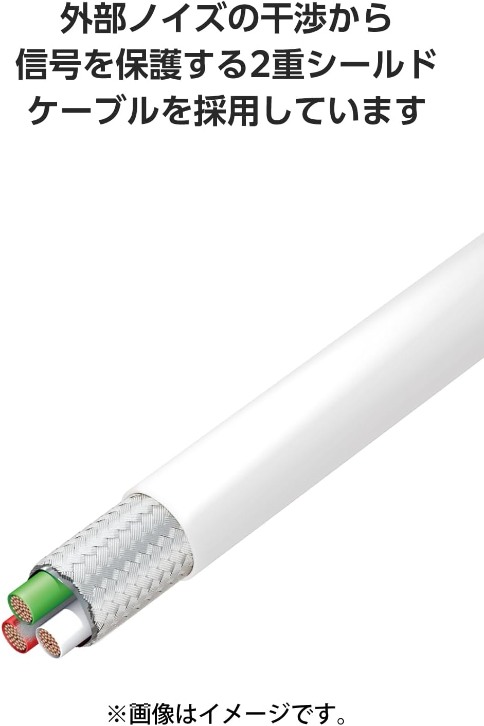 Detalle de エレコム MPA-CCECTW10WH USB Type-Cケーブル 2本セット、1m・60W PD対応
