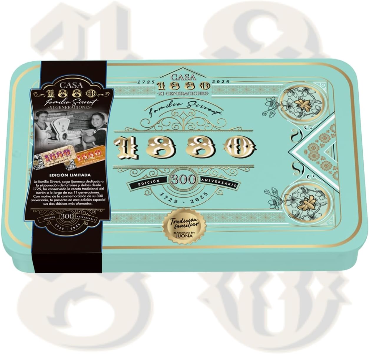 Detalle de 1880 Edición 300 ANIVERSARIO Turrón 500 gramos