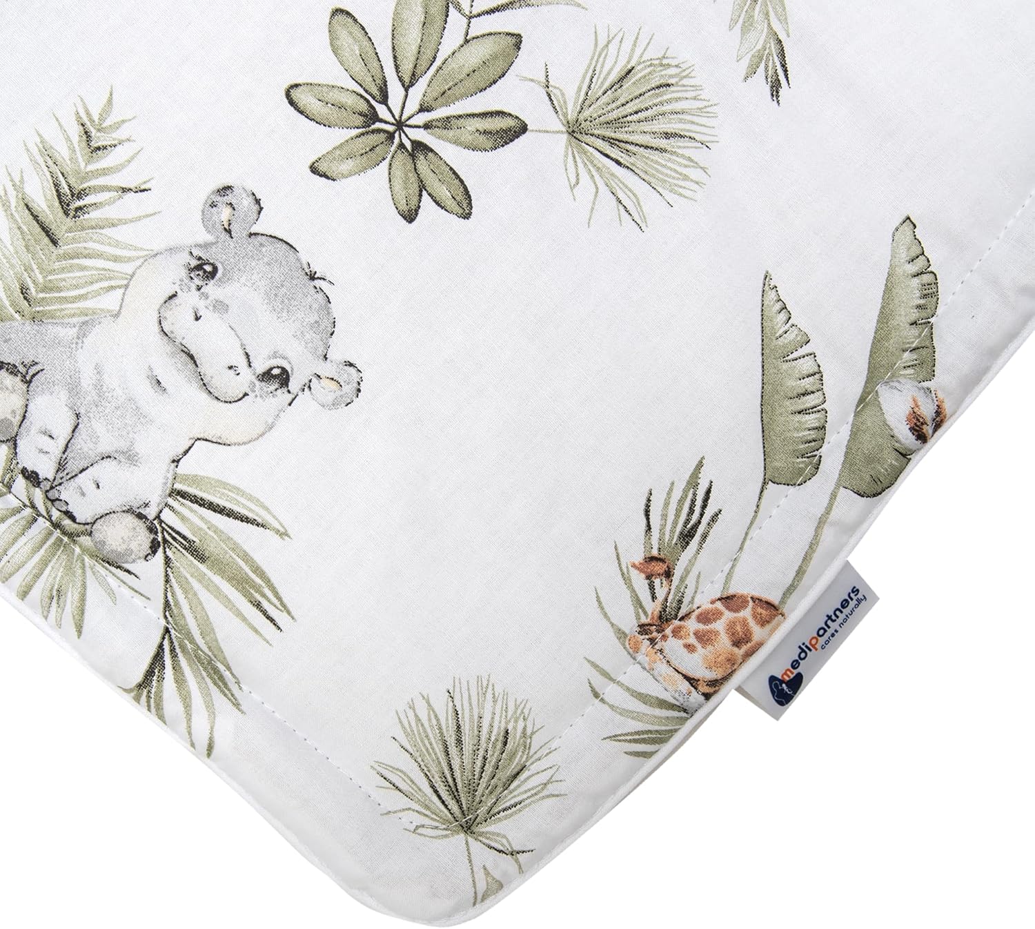 Thumbnail 4 de Medi Partners réducteur de siège poussette 78 x 35 cm double face minky/coton (Safari, beige)