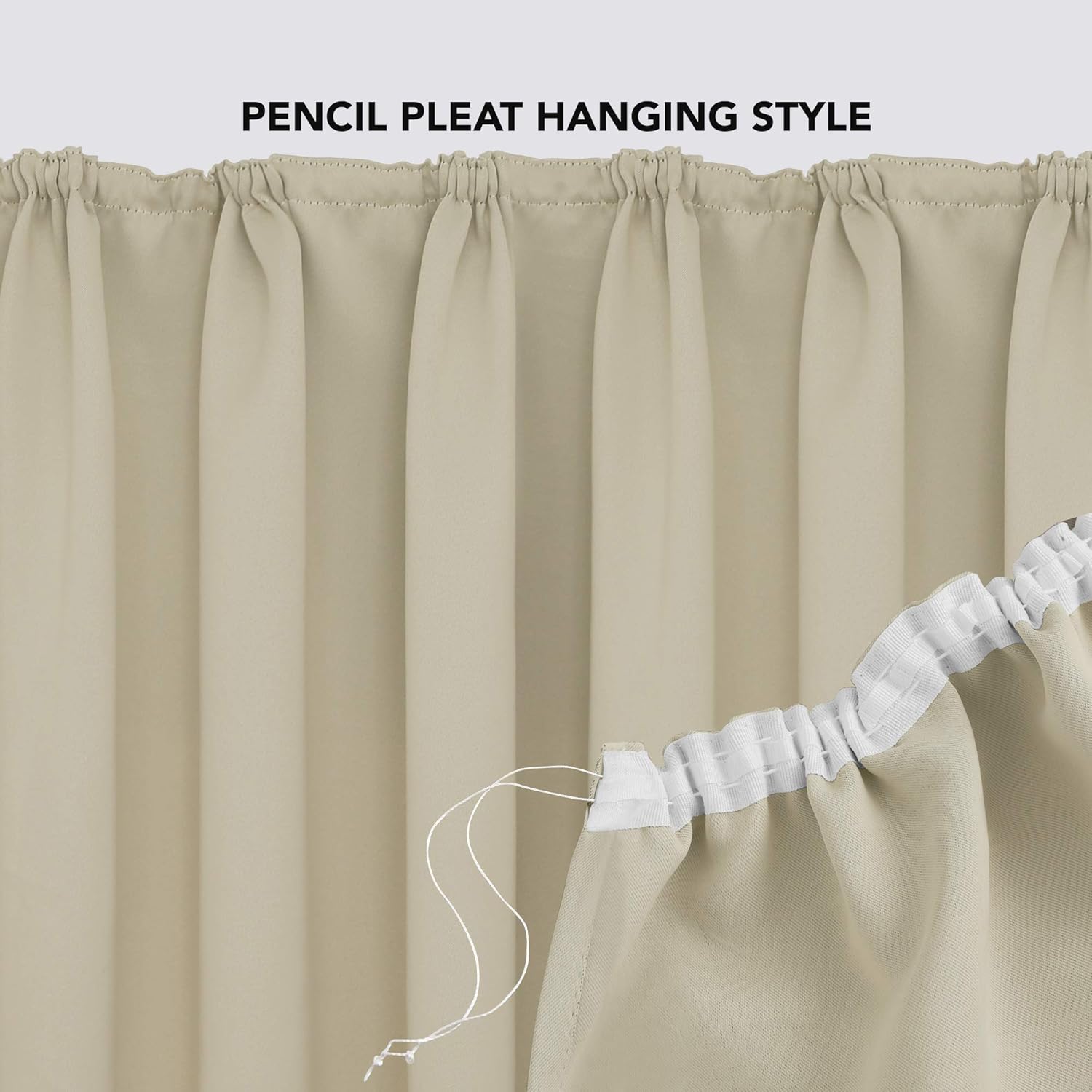 Thumbnail 4 de Deconovo Cortinas Térmicas Aislantes para Ventanas 140x290cm