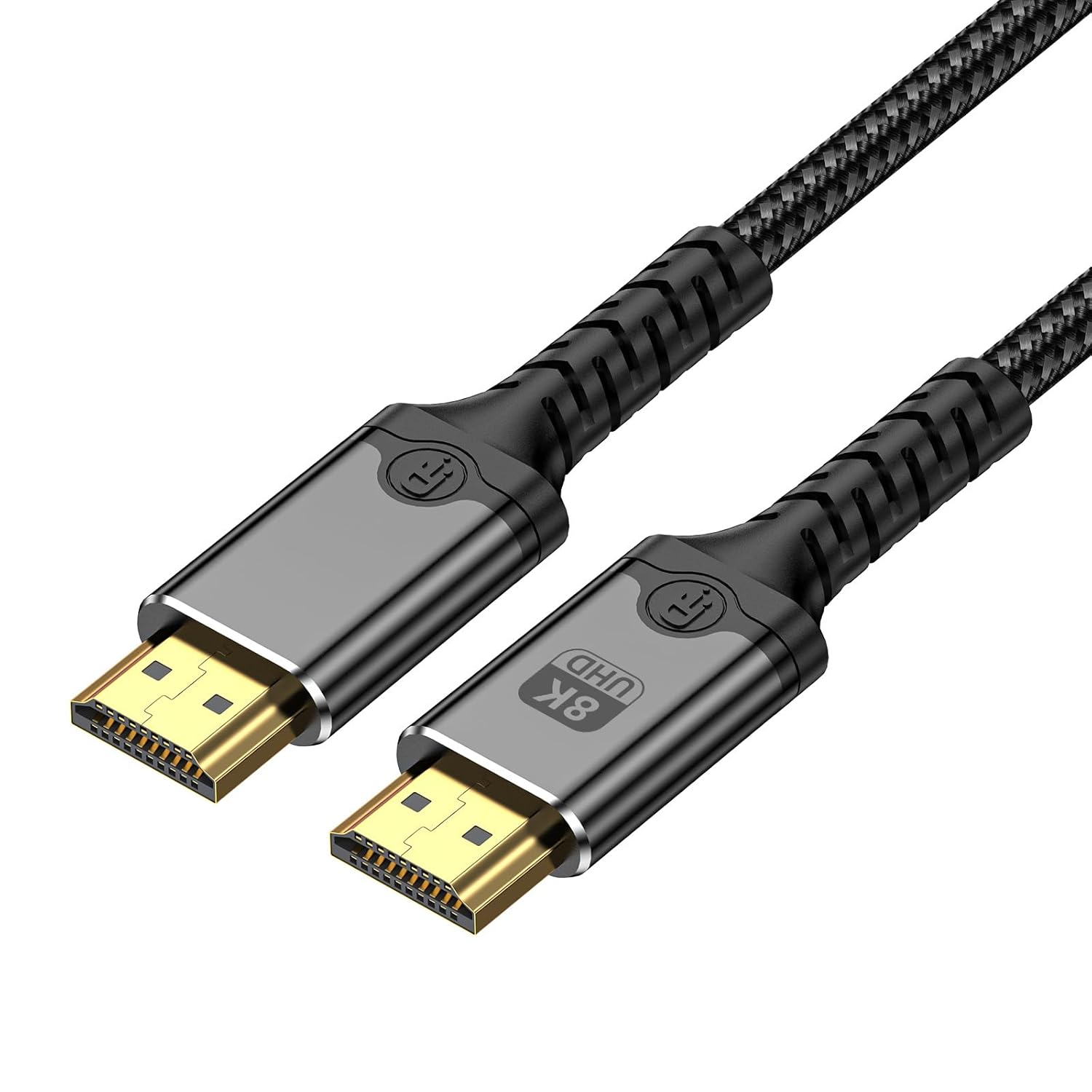 Detalle de baolongking 8K HDMI zu HDMI 2.1 Ultra High-Speed Kabel – Nylongeflochten, 0,5 m