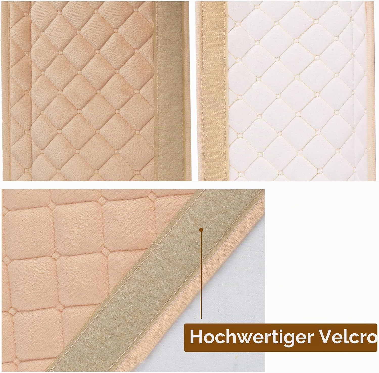 Thumbnail 6 de Weiche Auto-Sicherheitsgurtbezüge – 2er Set Schwarz, 33 cm
