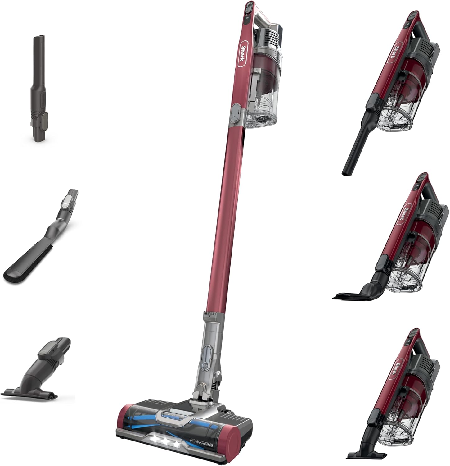 Detalle de Shark IZ362H Cordless Stick Vacuum with Self-Cleaning Brushroll and PowerFins