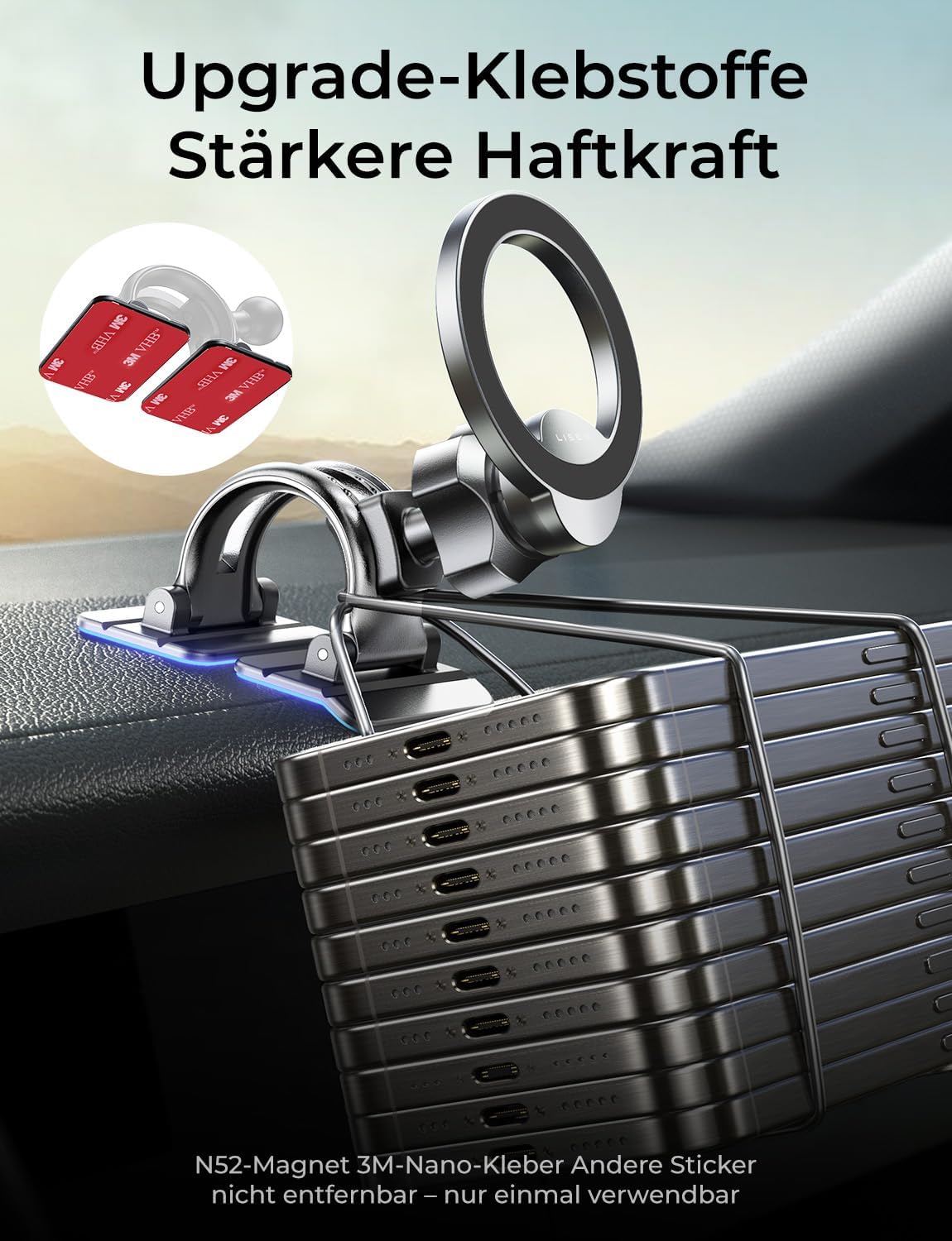 Thumbnail 3 de LISEN MagSafe Autohalterung 360°