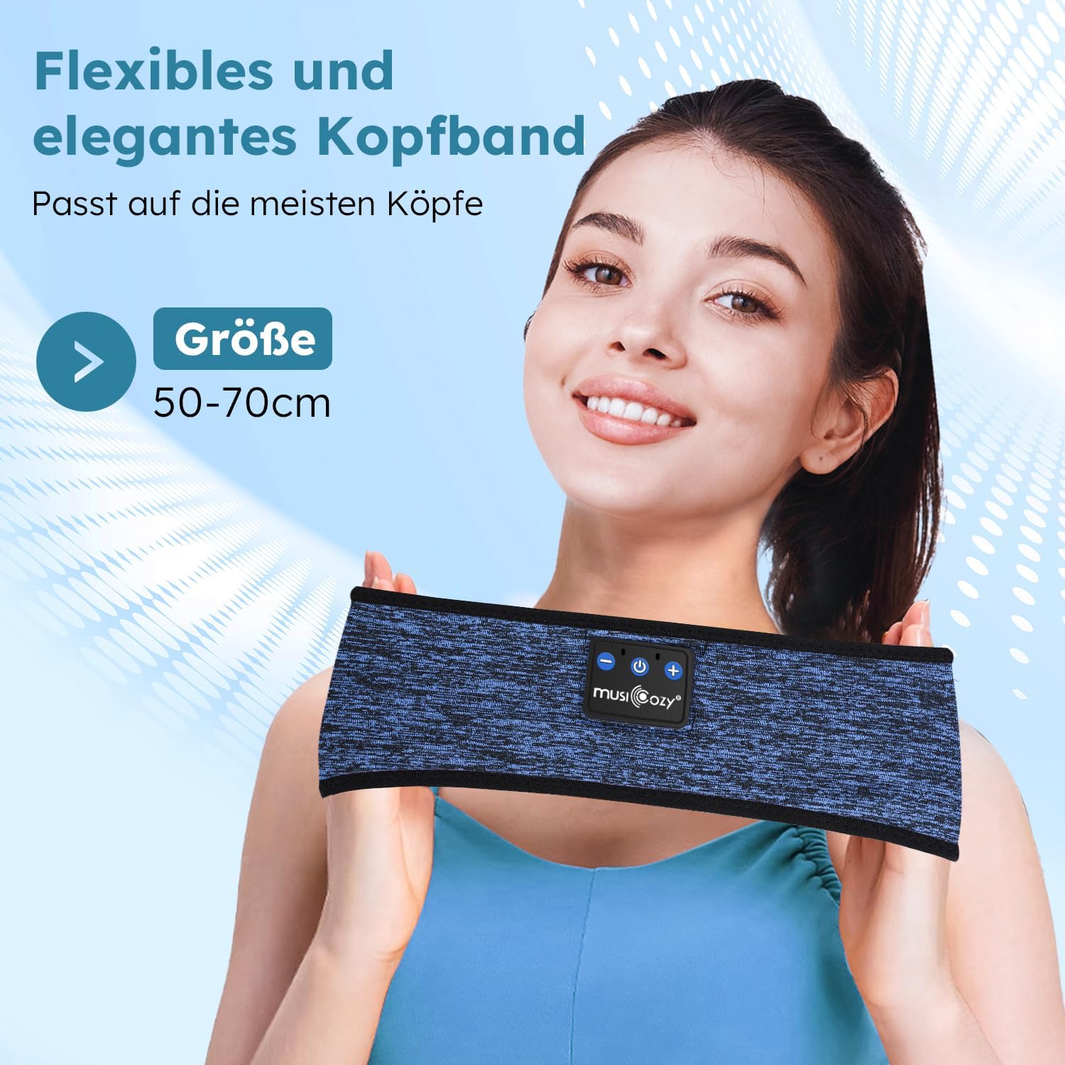 Thumbnail 6 de MUSICOZY Schlafkopfhörer Bluetooth 16 Std.