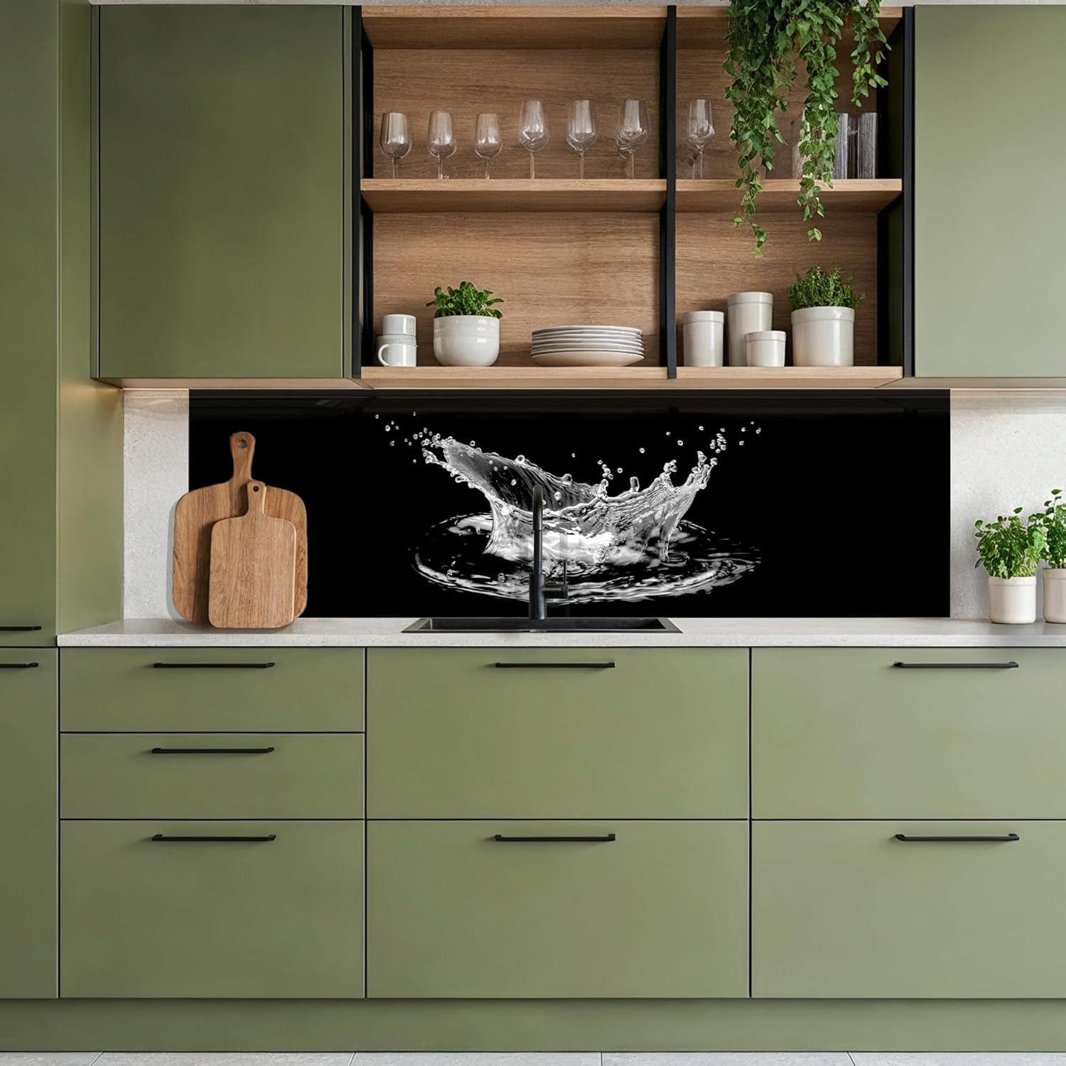 Thumbnail 4 de KitchenYeah Küchenrückwand 60x200 cm – selbstklebend, wasserabweisend und hitzebeständig