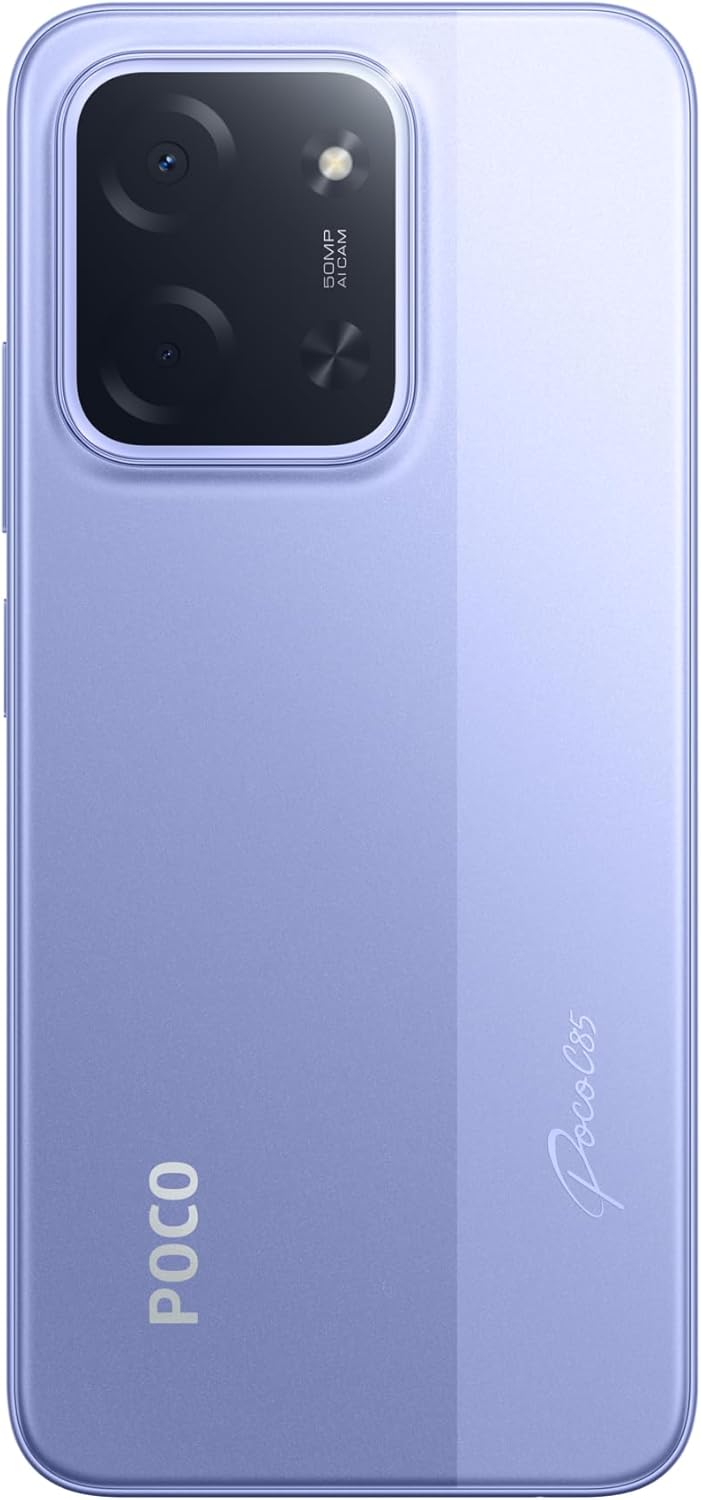 Detalle 2 de XIAOMI POCO C85 6+128GB Smartphone mit 6,9" 120Hz Display, Helio G81-Ultra und 6000mAh (lila)