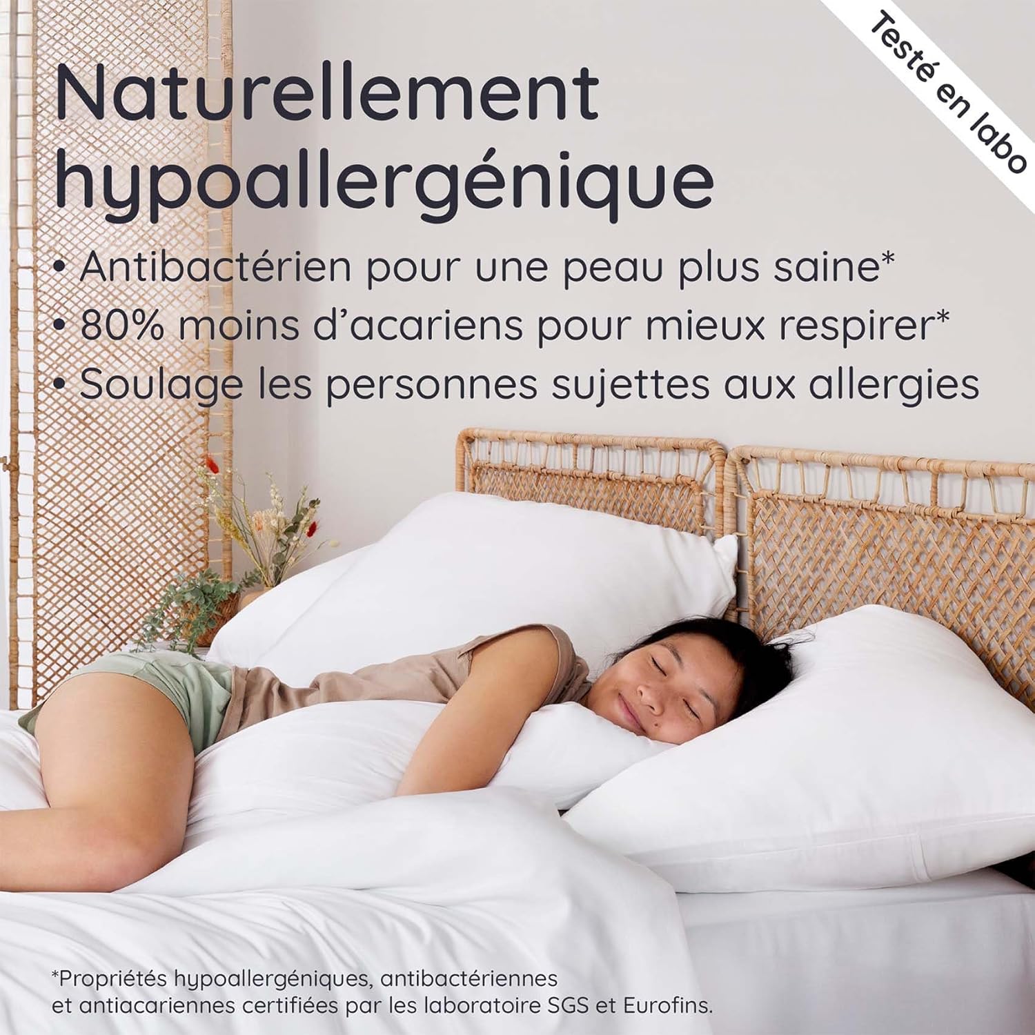 Thumbnail 5 de Bambaw Taie Oreiller 50x75 Bambou – Lot de 2, drap rafraîchissant et hypoallergénique