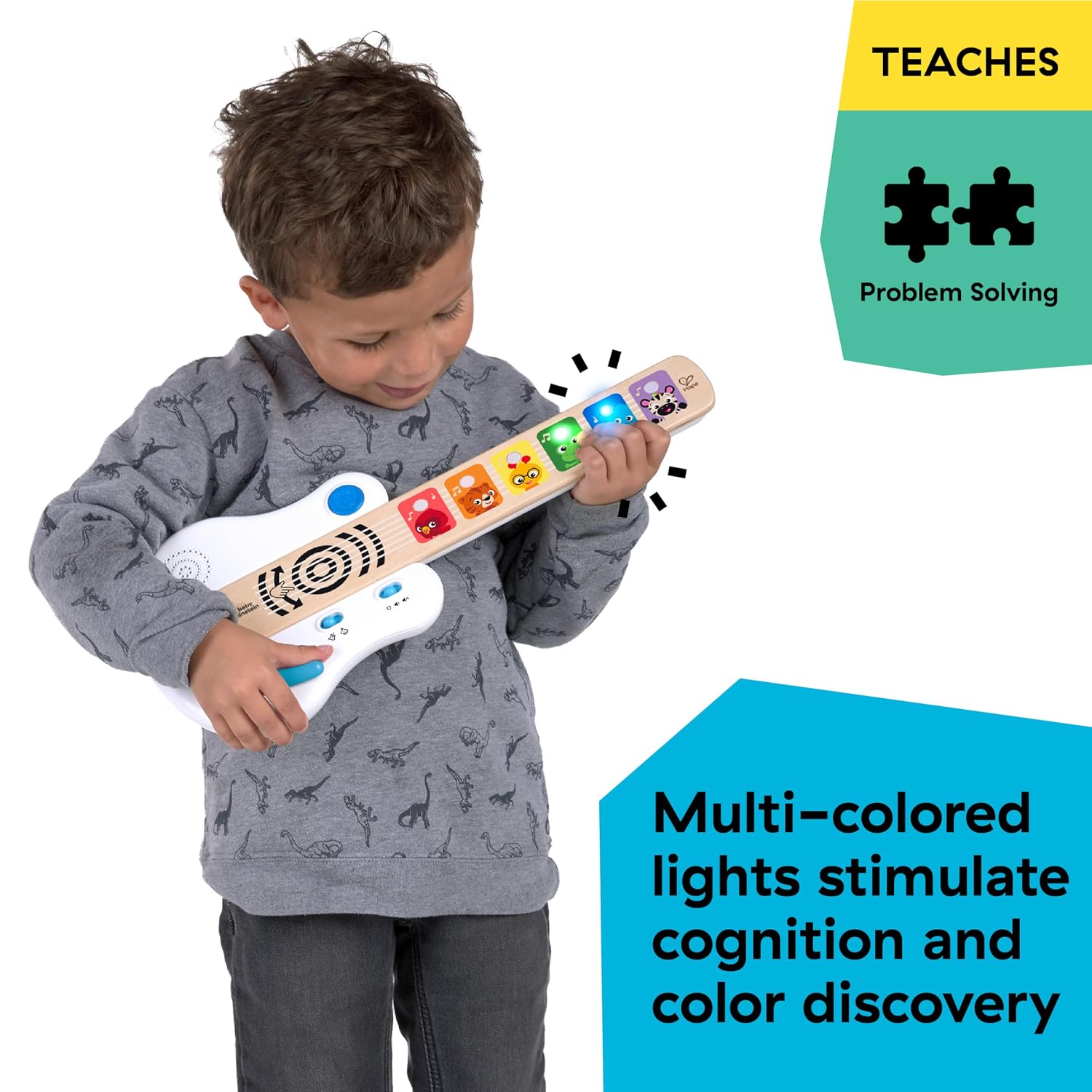 Detalle 2 de Baby Einstein Strum Along Songs Musikspielzeug ab 6 Monaten 🎸