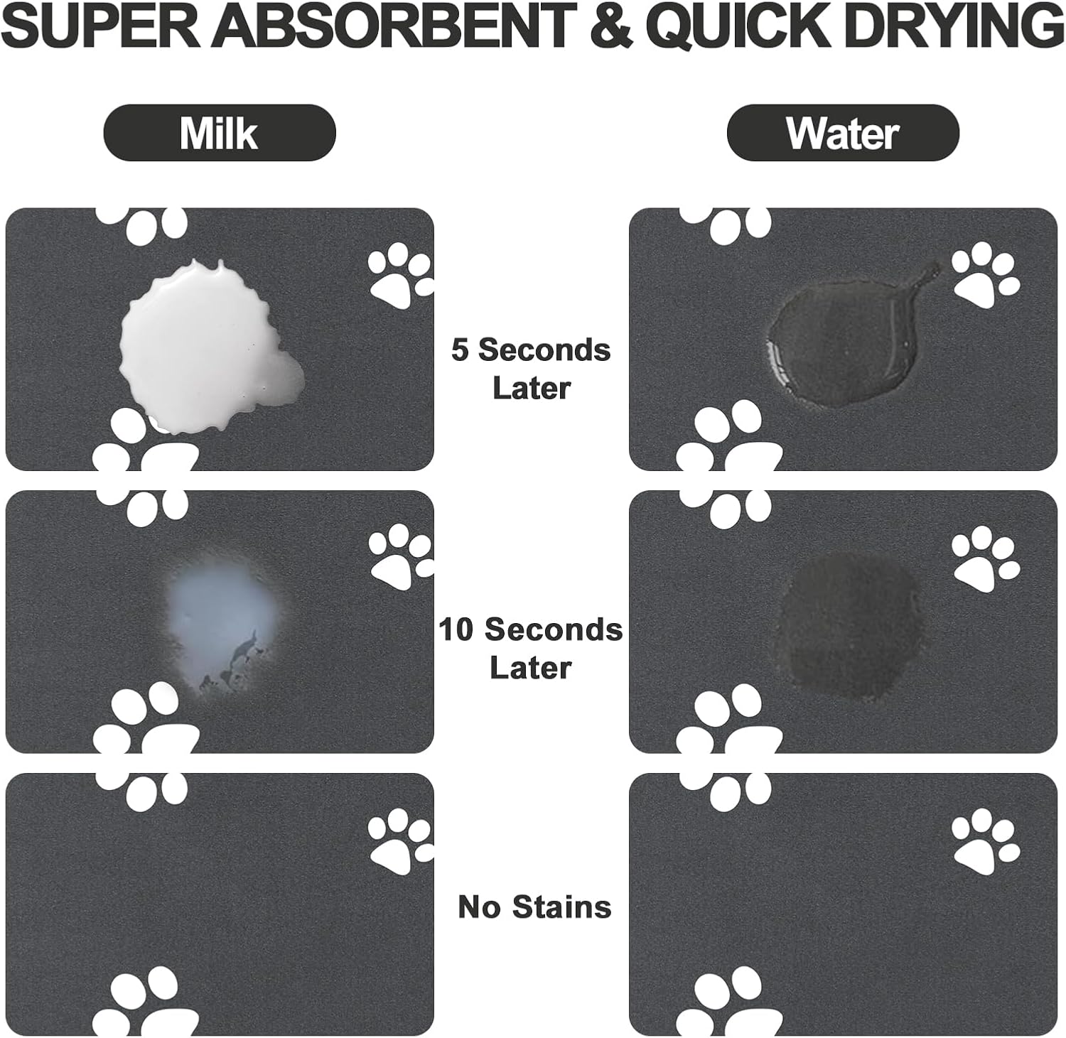 Thumbnail 1 de Mavicen Diatomite Pet Feeding Mat 40 × 60cm (Dark Gray)