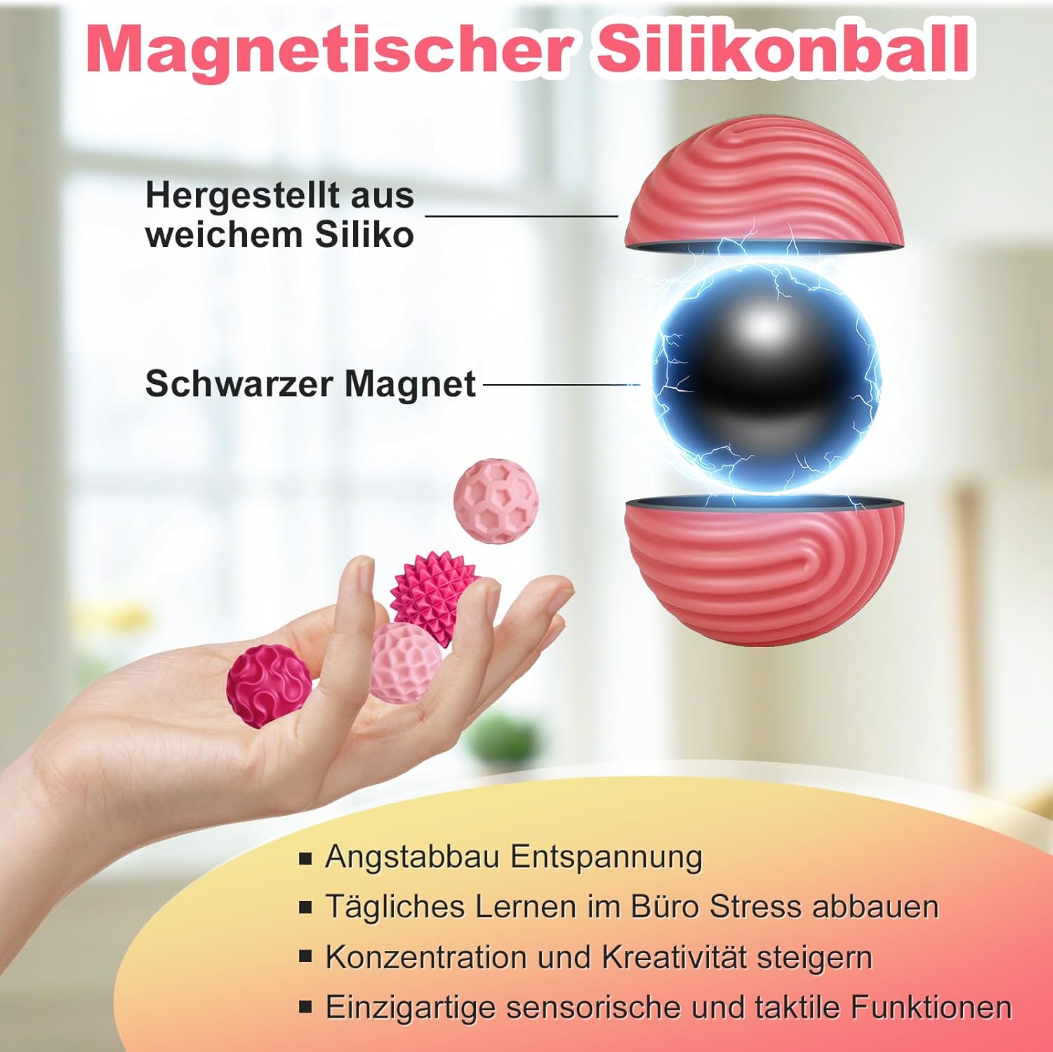 Detalle de Zingbee Magnetische Fidget Toys 8er Set