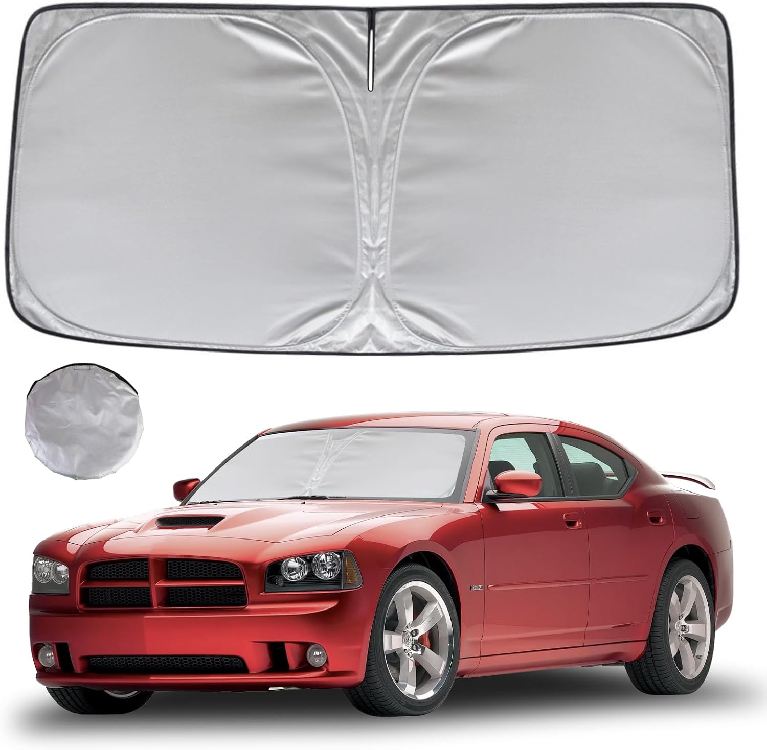 Thumbnail 6 de KAYZT Windshield Sun Shade for 2006-2011 BMW 3 Series — Custom Fit Front Window Shade