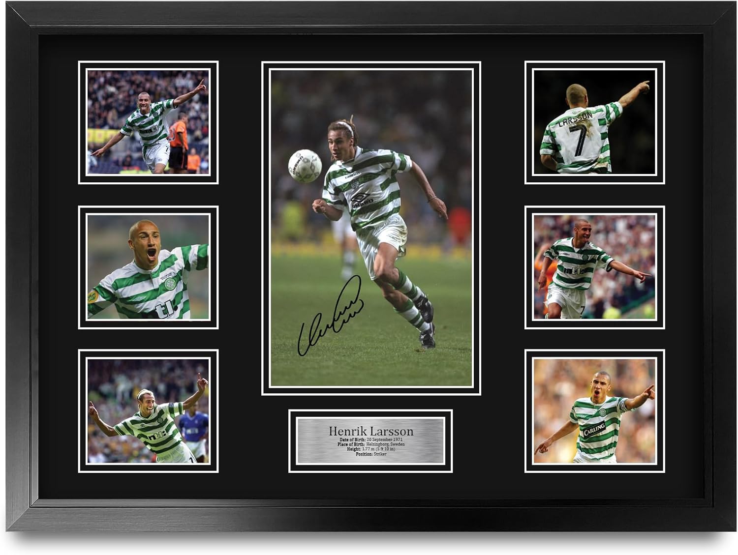 Thumbnail 2 de HWC Trading Henrik Larsson Celtic gifts signed autograph picture (A4 portrait)